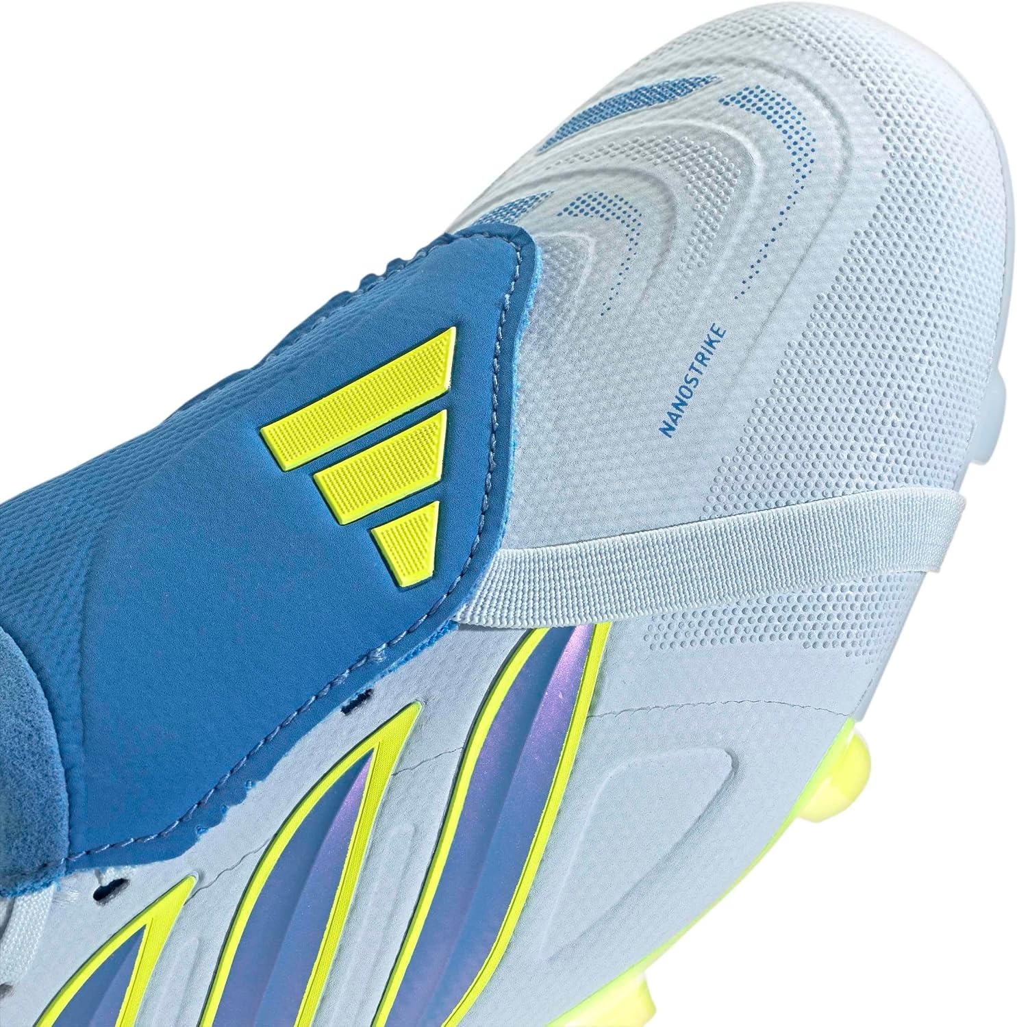 image:imageadidas UnisexAdult League Predator FoldOver Tongue FirmMulti Ground CleatCrystal SkyRay BlueTeam Solar Yellow