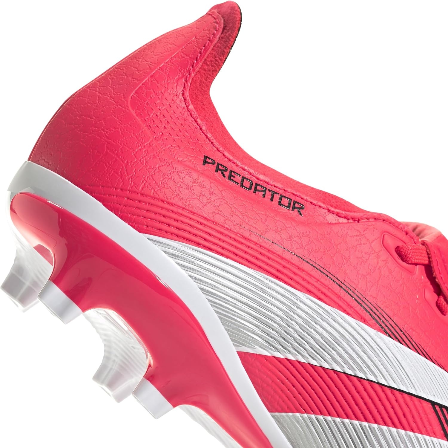 image:imageadidas UnisexAdult League Predator FoldOver Tongue FirmMulti Ground CleatLucid Red Cloud White Core Black