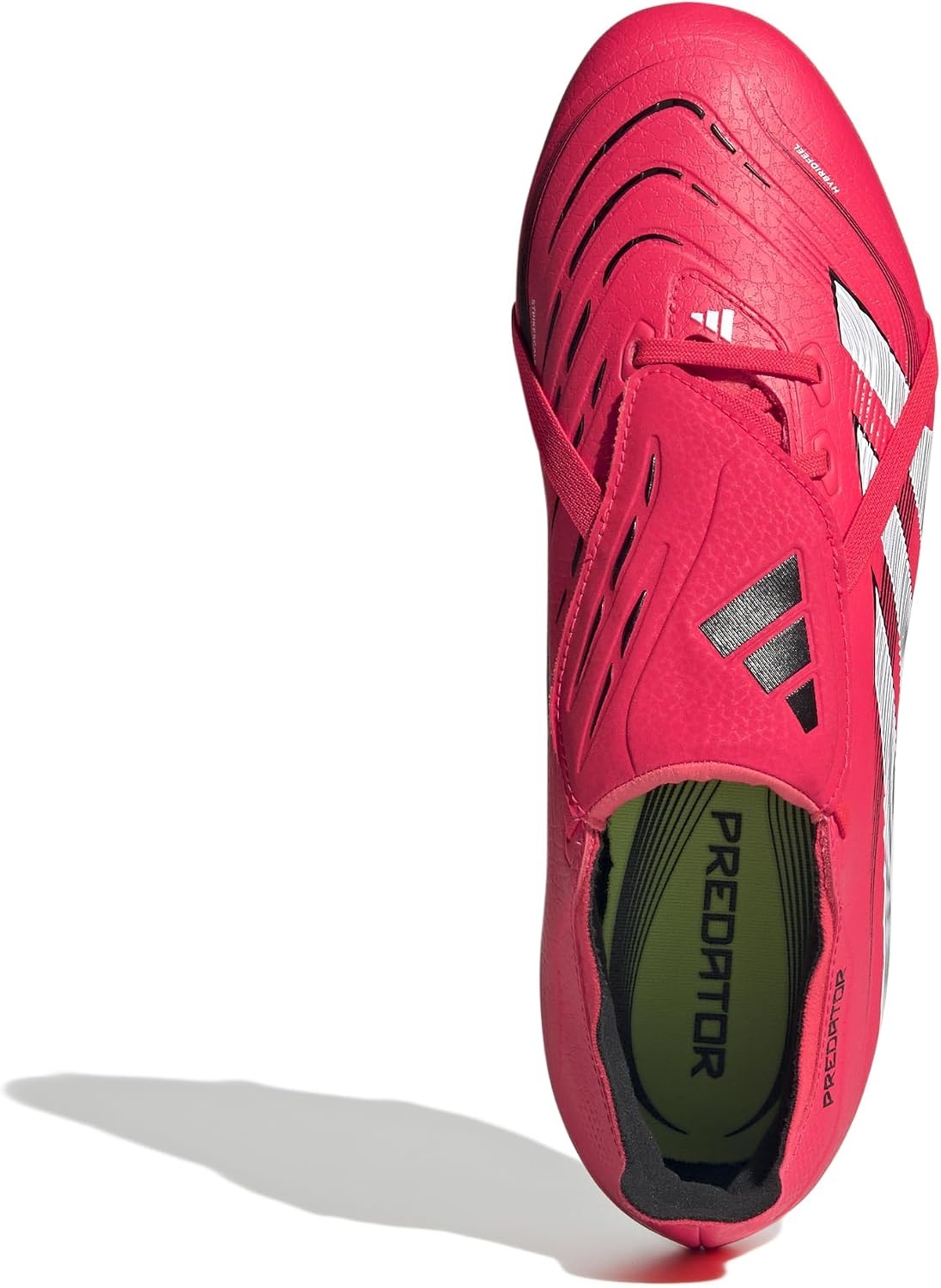 image:imageadidas UnisexAdult League Predator FoldOver Tongue FirmMulti Ground CleatLucid Red Cloud White Core Black