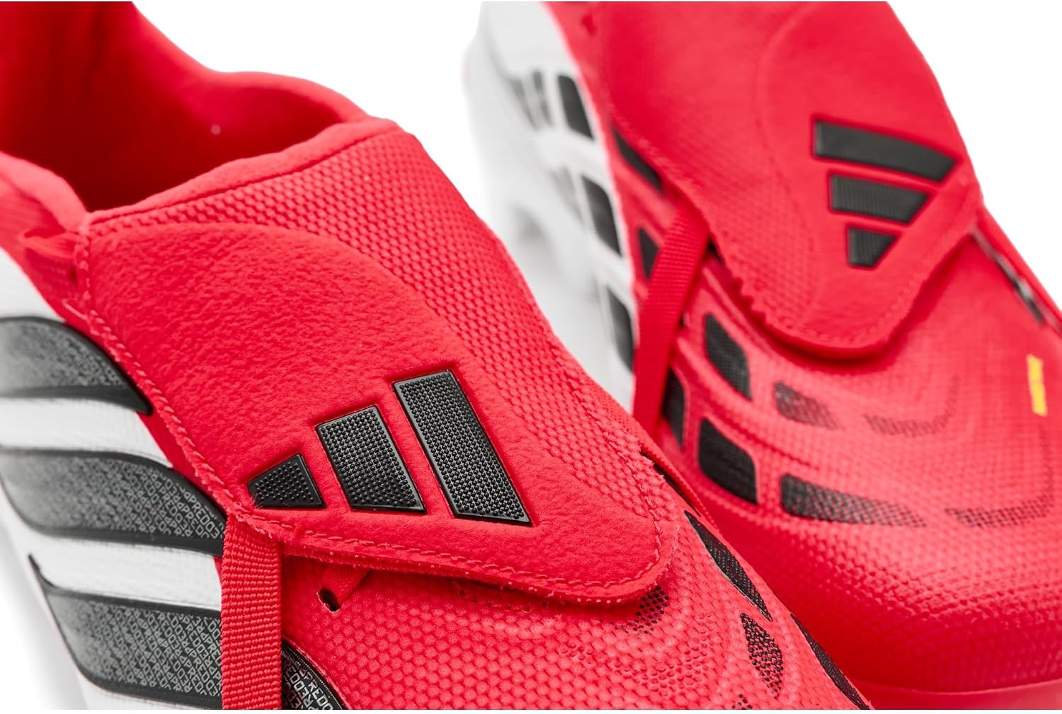 image:imageadidas UnisexAdult League Predator FoldOver Tongue FirmMulti Ground CleatLucid RedBlackWhite