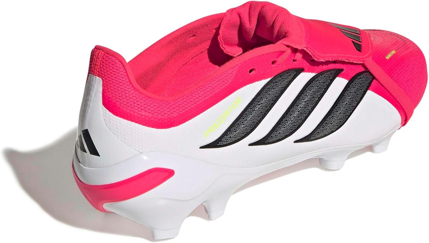 image:imageadidas UnisexAdult League Predator FoldOver Tongue FirmMulti Ground CleatLucid RedBlackWhite
