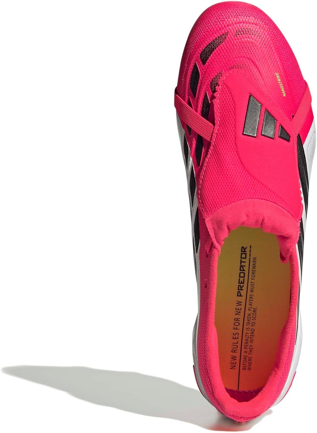 image:imageadidas UnisexAdult League Predator FoldOver Tongue FirmMulti Ground CleatLucid RedBlackWhite