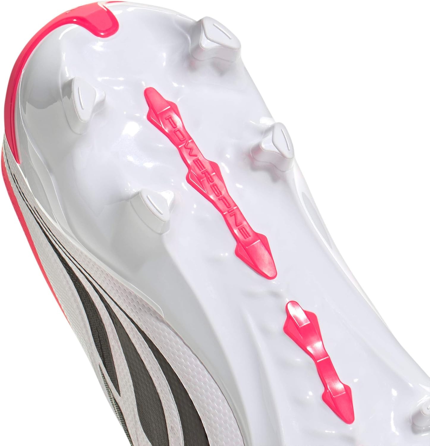 image:imageadidas UnisexAdult League Predator FoldOver Tongue FirmMulti Ground CleatLucid RedBlackWhite