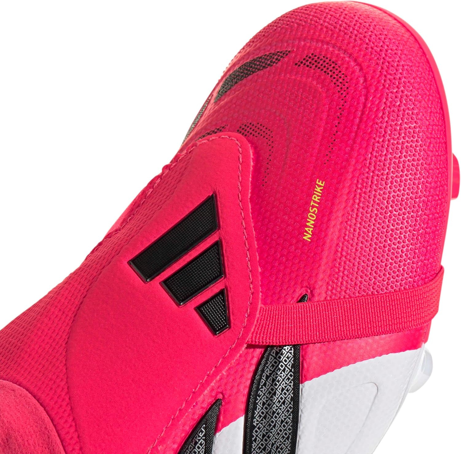 image:imageadidas UnisexAdult League Predator FoldOver Tongue FirmMulti Ground CleatLucid RedBlackWhite