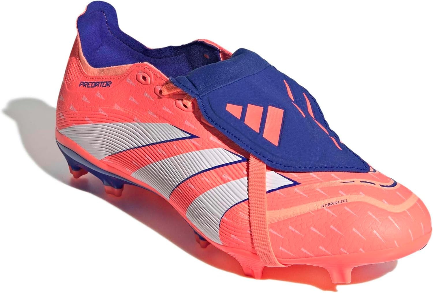 image:imageadidas UnisexAdult League Predator FoldOver Tongue FirmMulti Ground CleatSignal CoralWhiteBeam Orange