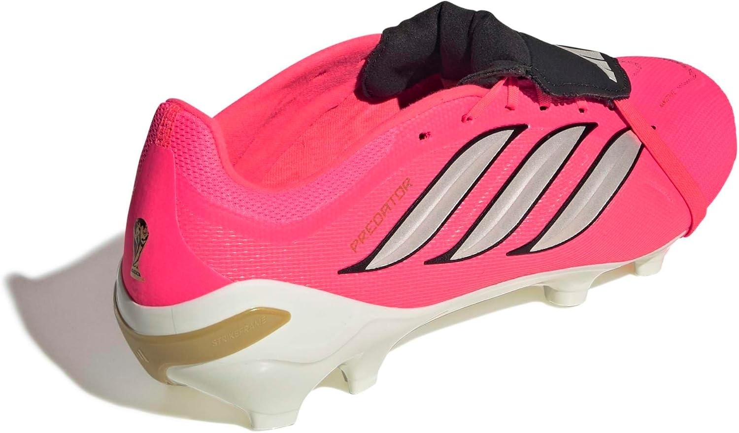 image:imageadidas UnisexAdult League Predator FoldOver Tongue FirmMulti Ground CleatSolar TurboThermal ChromeBlack