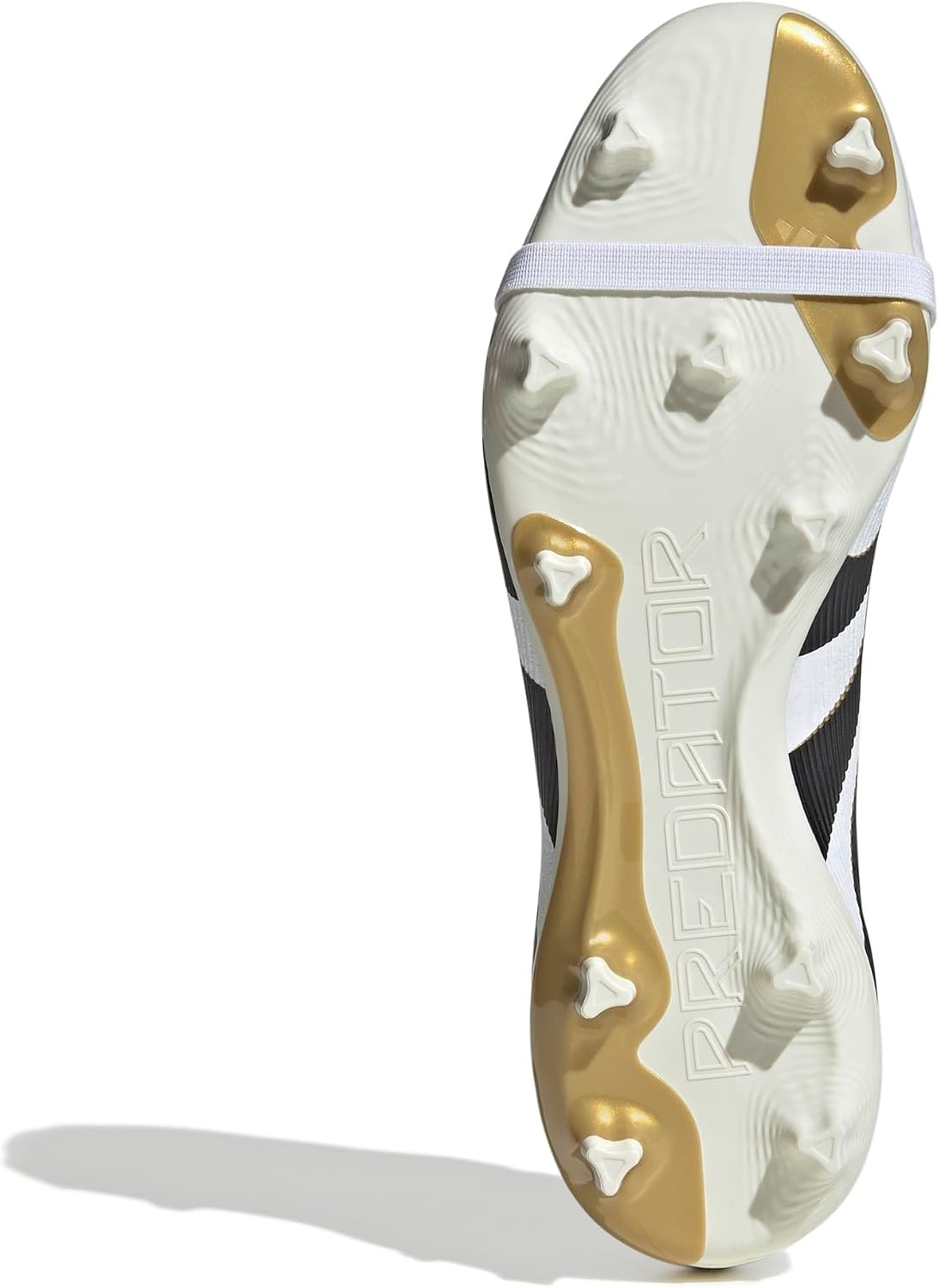 image:imageadidas UnisexAdult League Predator FoldOver Tongue FirmMulti Ground CleatWhiteBlackGold Metallic