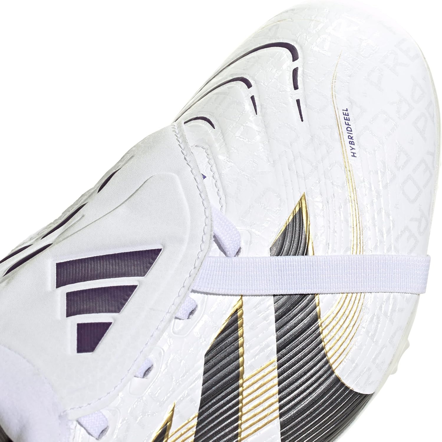 image:imageadidas UnisexAdult League Predator FoldOver Tongue FirmMulti Ground CleatWhiteBlackGold Metallic
