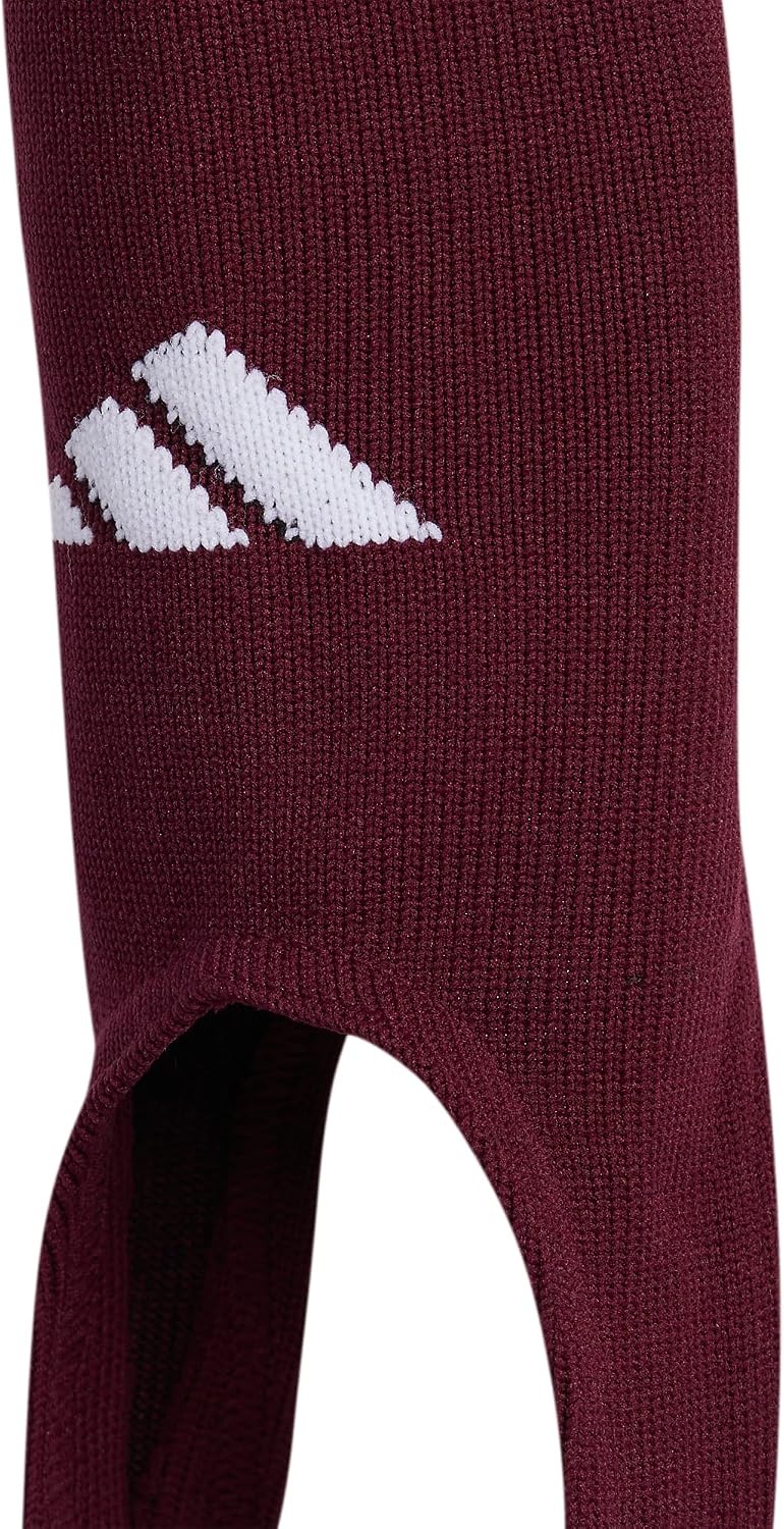 image:imageadidas Utility Baseball Stirrup 1 Pair Unisex 1Pack Cushioned Impact Zones Arch amp Ankle Support MoistureWicking StayUp Fit Game amp Practice ReadyTeam MaroonWhite2