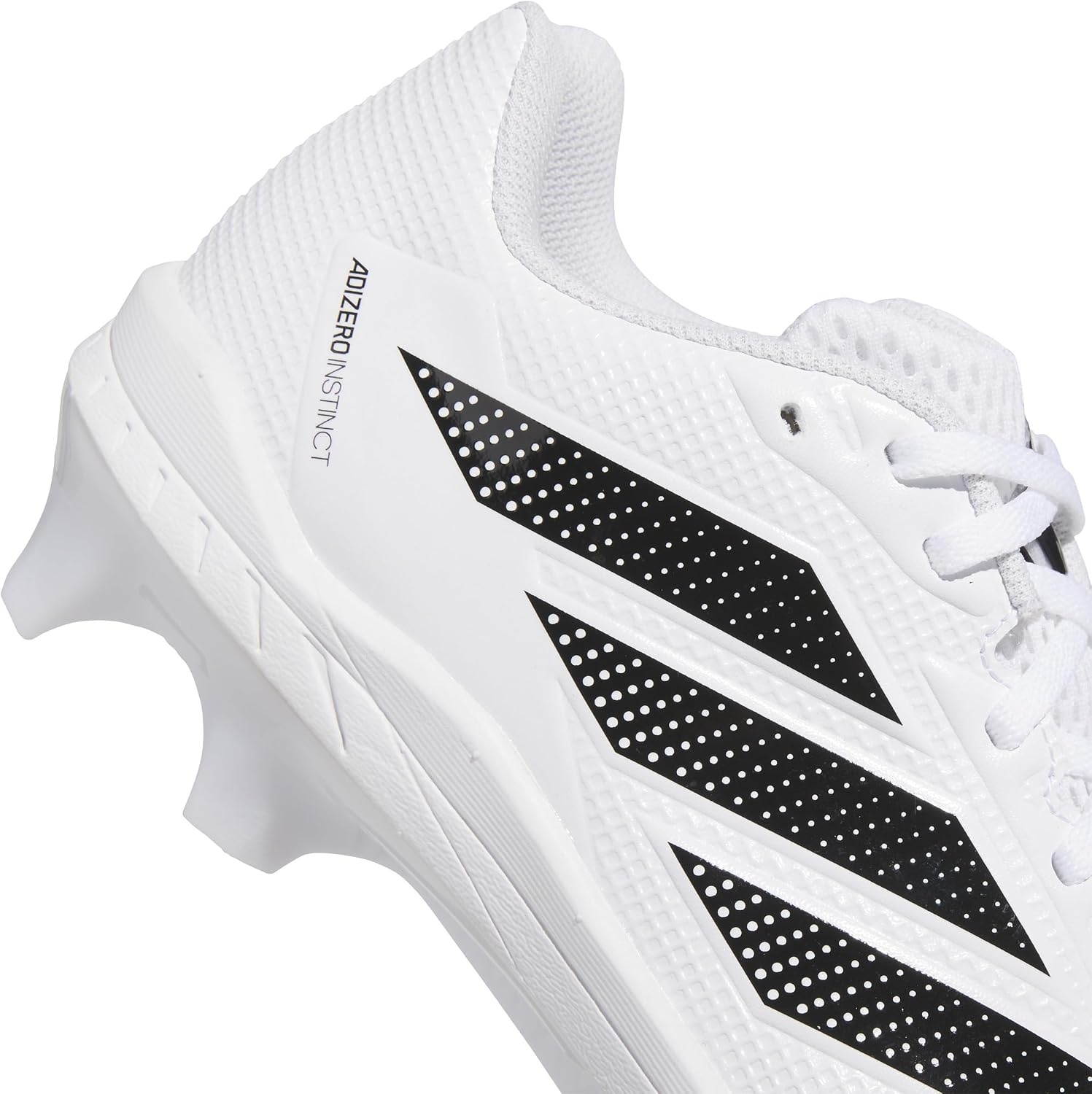 image:imageadidas Womens Adizero Instict TPU 20 Softball CleatsBlackWhiteBlack