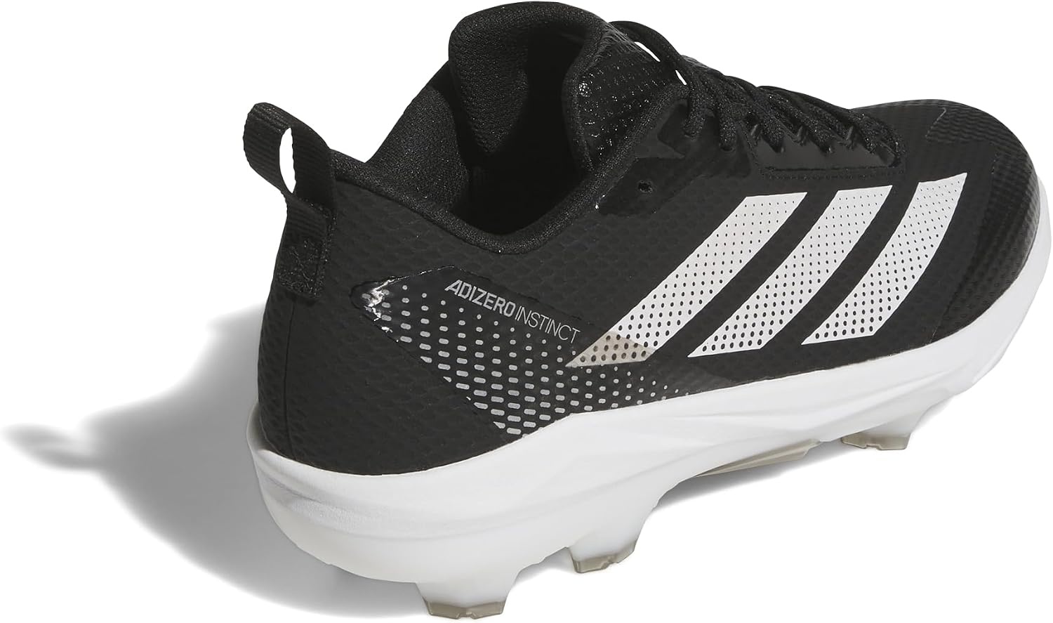 image:imageadidas Womens Adizero Instict TPU 20 Softball CleatsBlackWhiteSilver Metallic