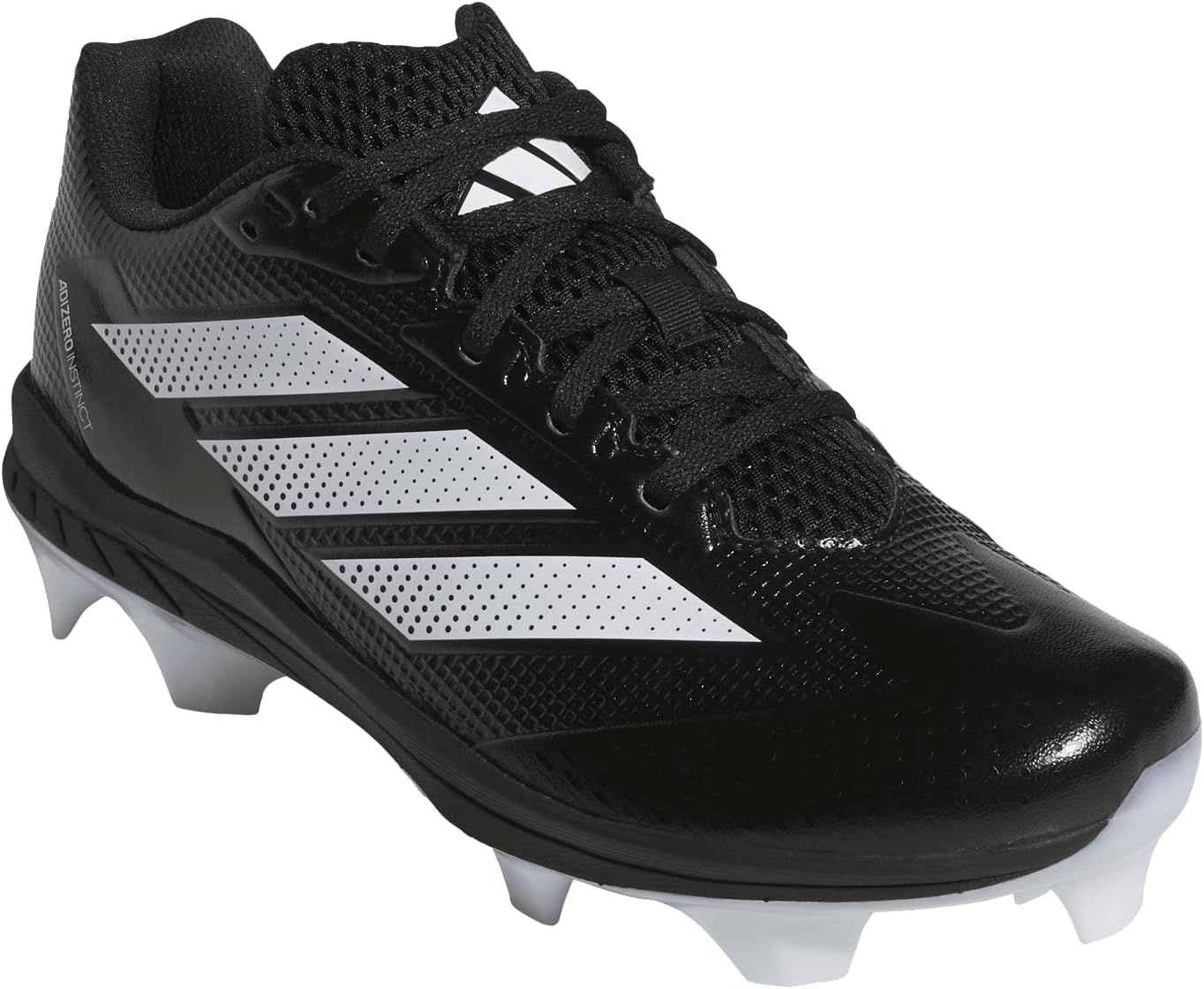 image:imageadidas Womens Adizero Instict TPU 20 Softball CleatsBlackWhiteWhite