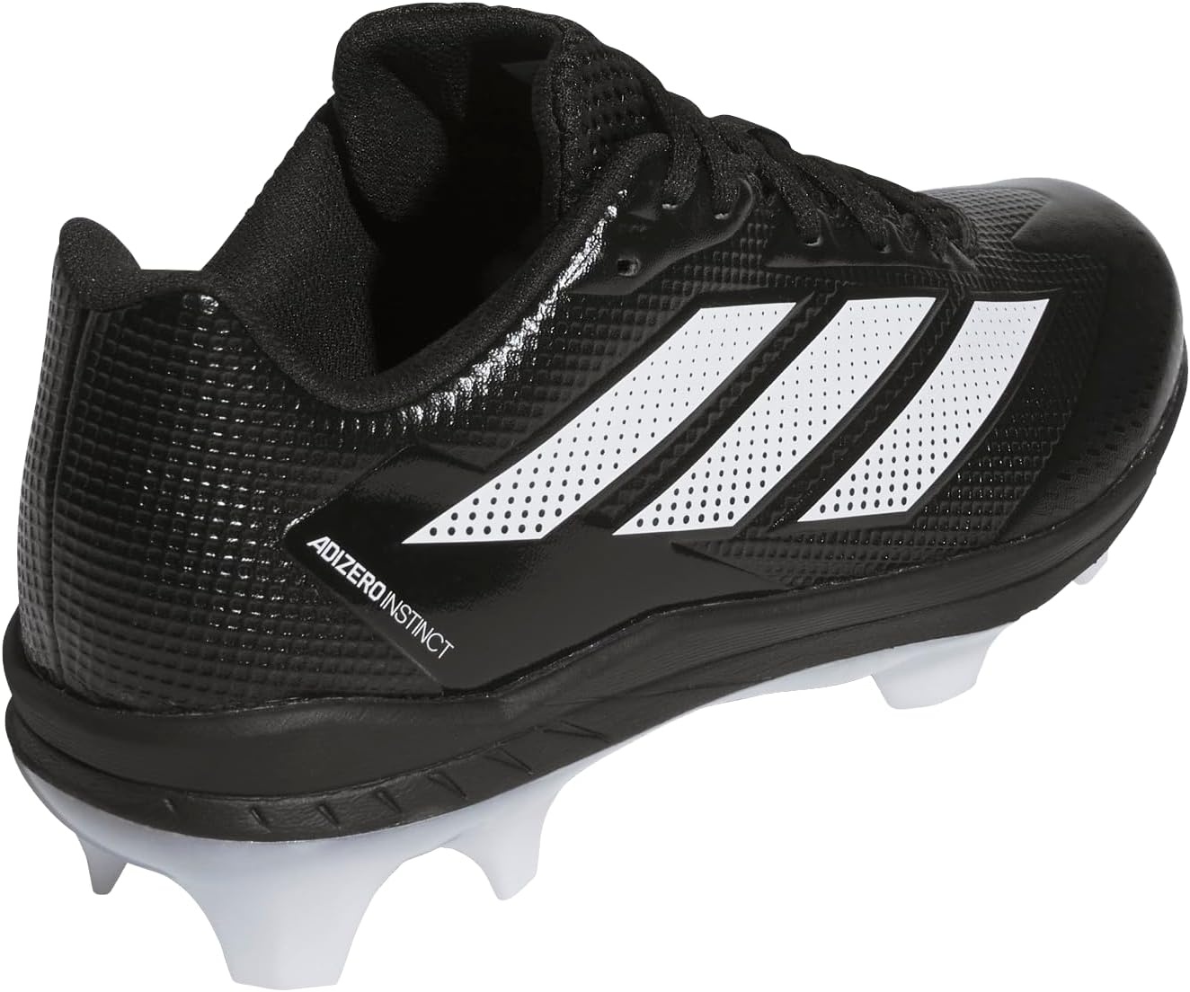 image:imageadidas Womens Adizero Instict TPU 20 Softball CleatsBlackWhiteWhite