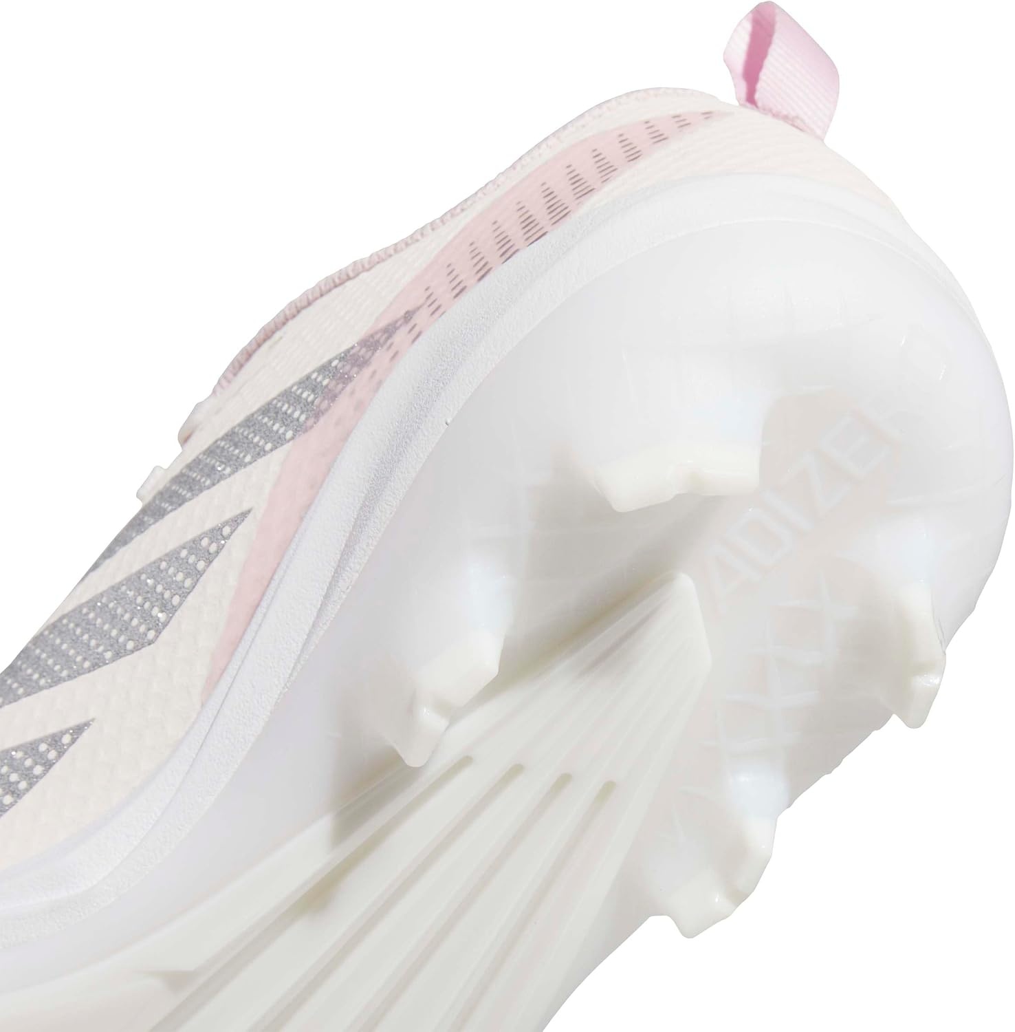 image:imageadidas Womens Adizero Instict TPU 20 Softball CleatsChalk WhiteSilver MetallicClear Pink