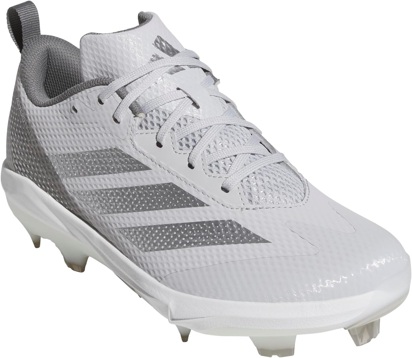 image:imageadidas Womens Adizero Instict TPU 20 Softball CleatsTeam Light GreySilver MetallicTeam Grey