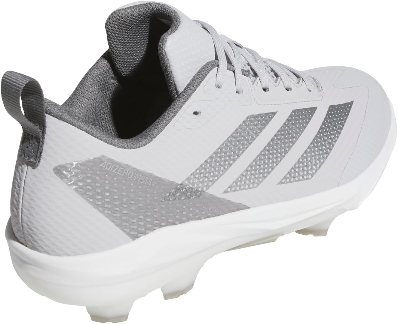 image:imageadidas Womens Adizero Instict TPU 20 Softball CleatsTeam Light GreySilver MetallicTeam Grey