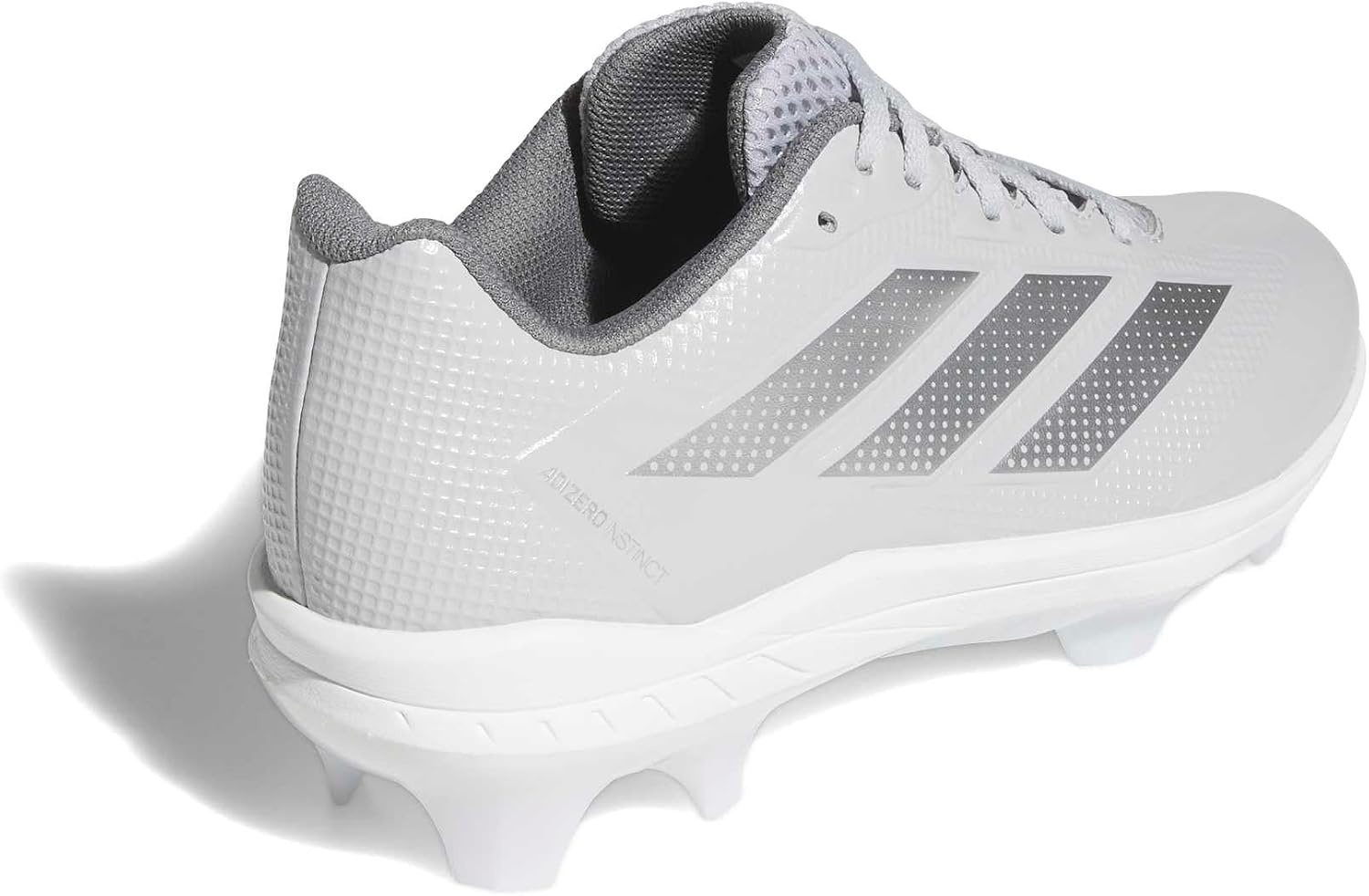 image:imageadidas Womens Adizero Instict TPU 20 Softball CleatsTeam Light GreySilver MetallicWhite