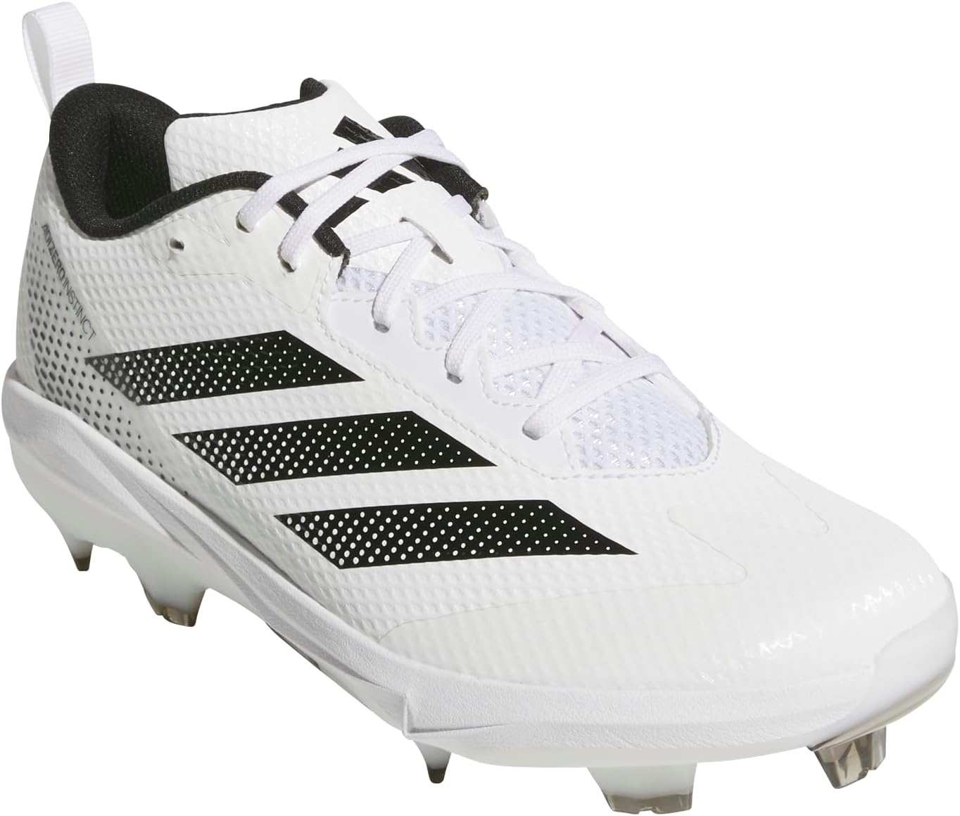 image:imageadidas Womens Adizero Instict TPU 20 Softball CleatsWhiteBlackBlack