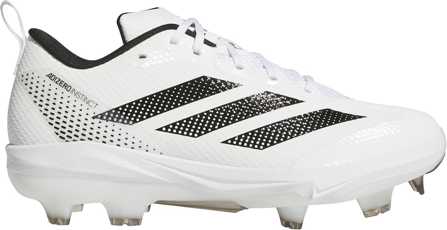 image:imageadidas Womens Adizero Instict TPU 20 Softball CleatsWhiteBlackBlack