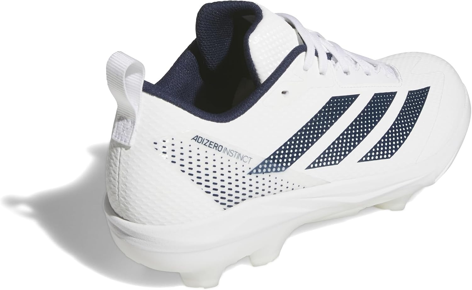 image:imageadidas Womens Adizero Instict TPU 20 Softball CleatsWhiteTeam Navy BlueTeam Navy Blue