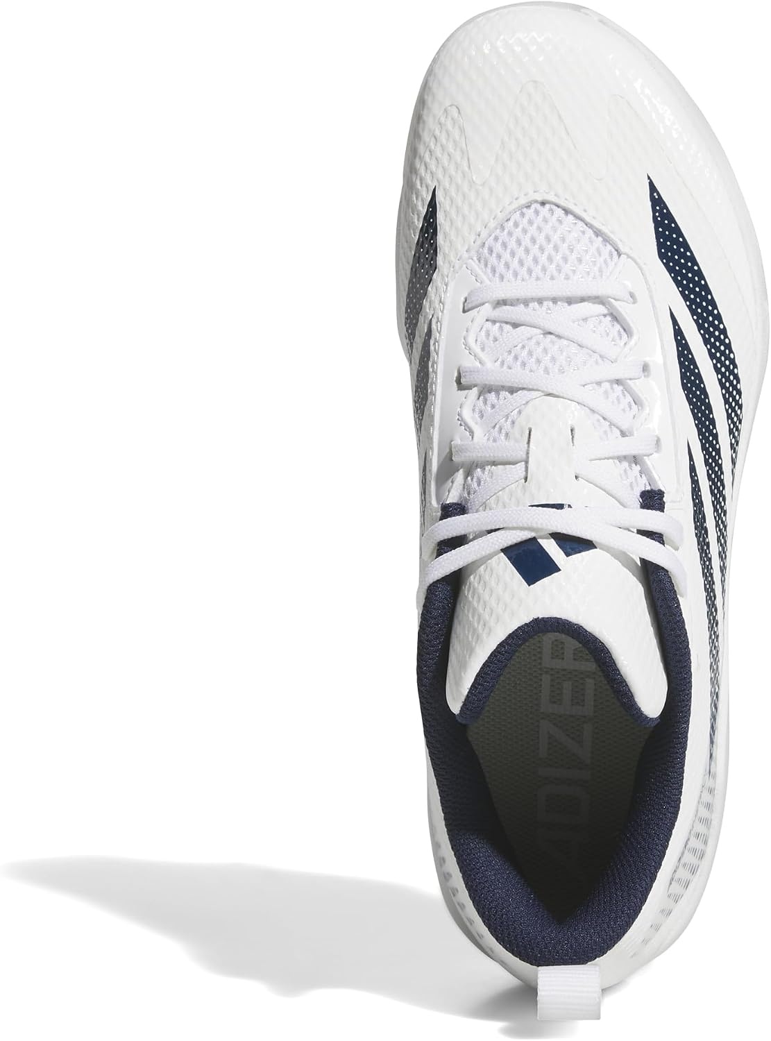 image:imageadidas Womens Adizero Instict TPU 20 Softball CleatsWhiteTeam Navy BlueTeam Navy Blue