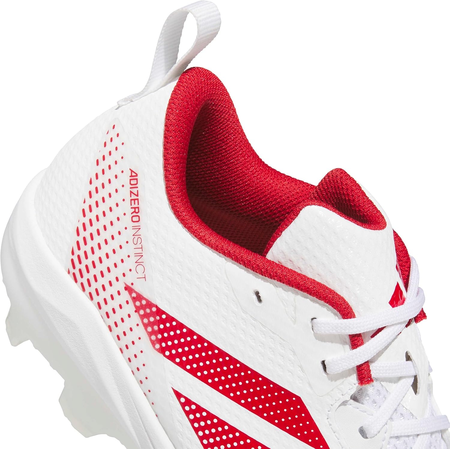 image:imageadidas Womens Adizero Instict TPU 20 Softball CleatsWhiteTeam Power RedTeam Power Red