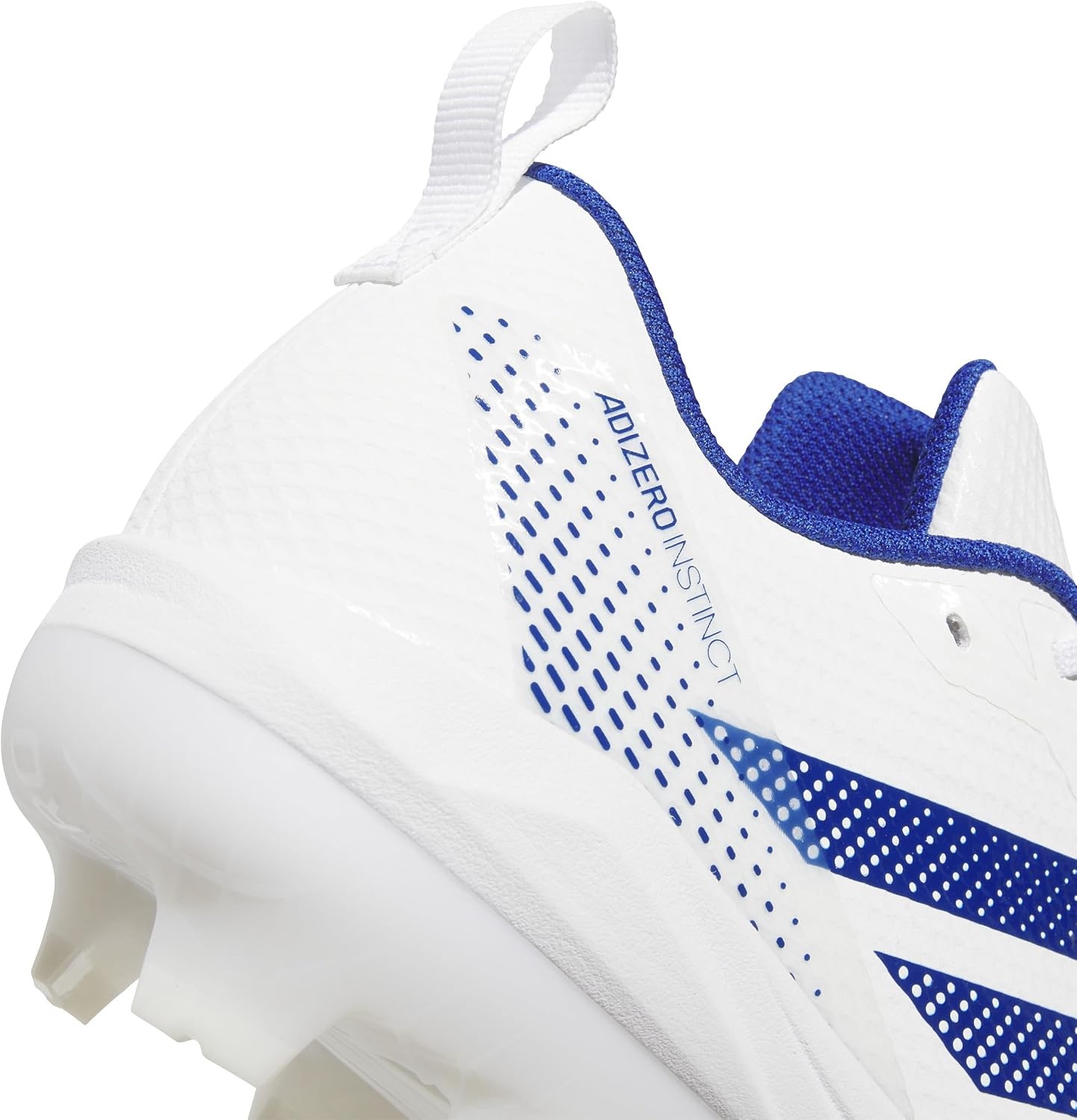 image:imageadidas Womens Adizero Instict TPU 20 Softball CleatsWhiteTeam Royal BlueTeam Royal Blue