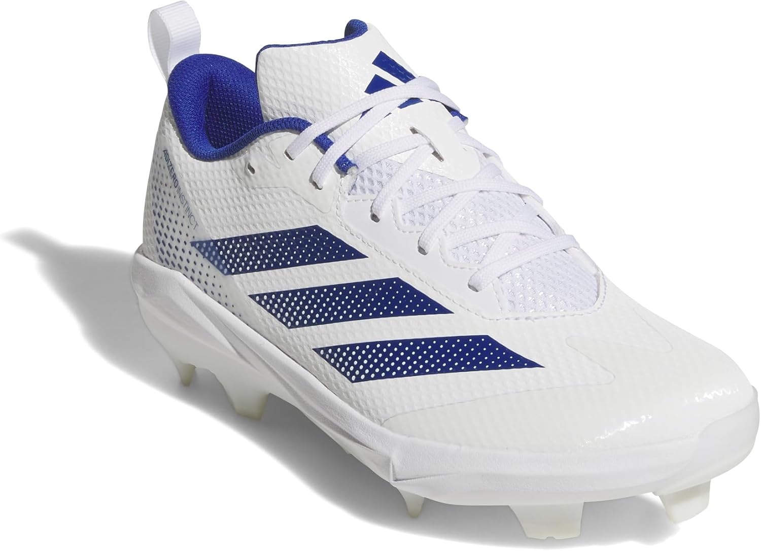 image:imageadidas Womens Adizero Instict TPU 20 Softball CleatsWhiteTeam Royal BlueTeam Royal Blue