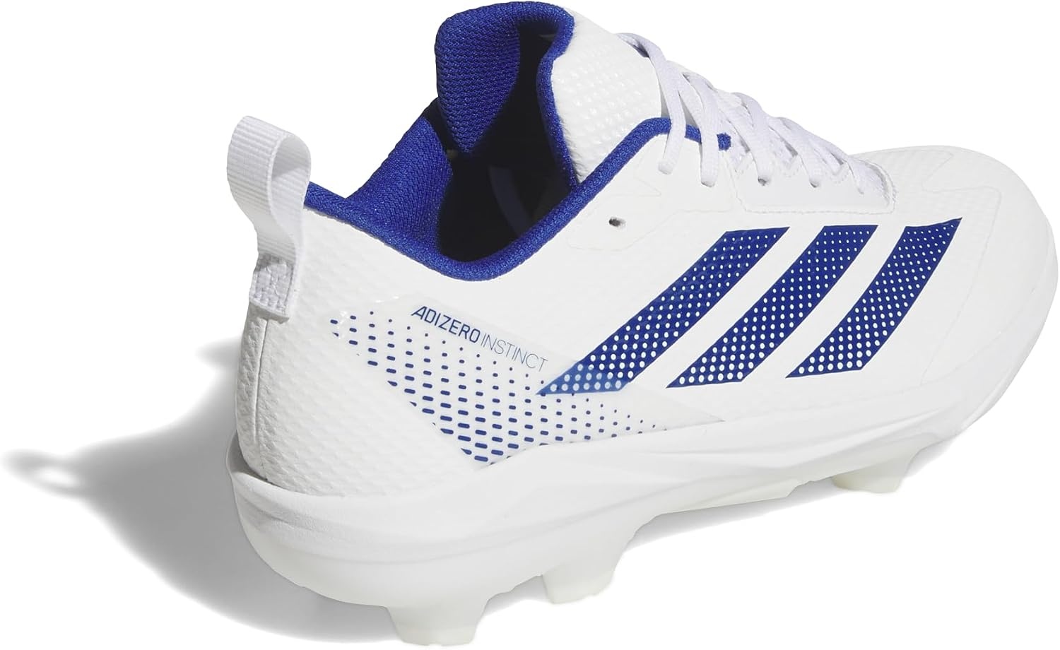 image:imageadidas Womens Adizero Instict TPU 20 Softball CleatsWhiteTeam Royal BlueTeam Royal Blue