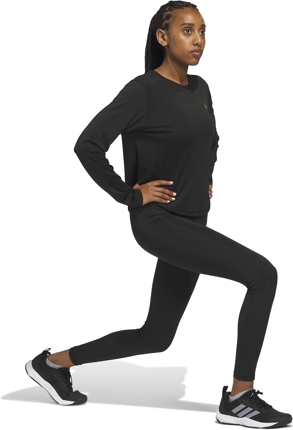 image:imageadidas Womens Designed for Training Everyday Long Sleeve TShirtBlack