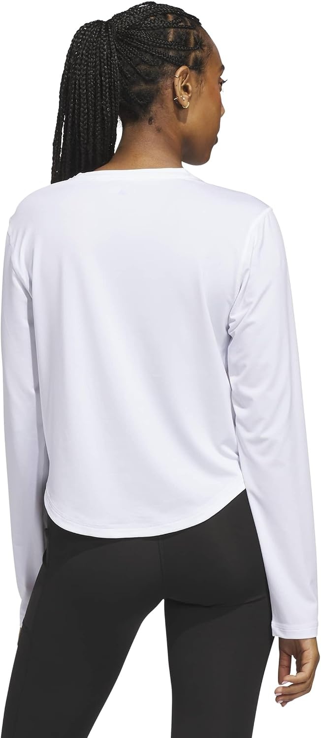 image:imageadidas Womens Designed for Training Everyday Long Sleeve TShirtWhite