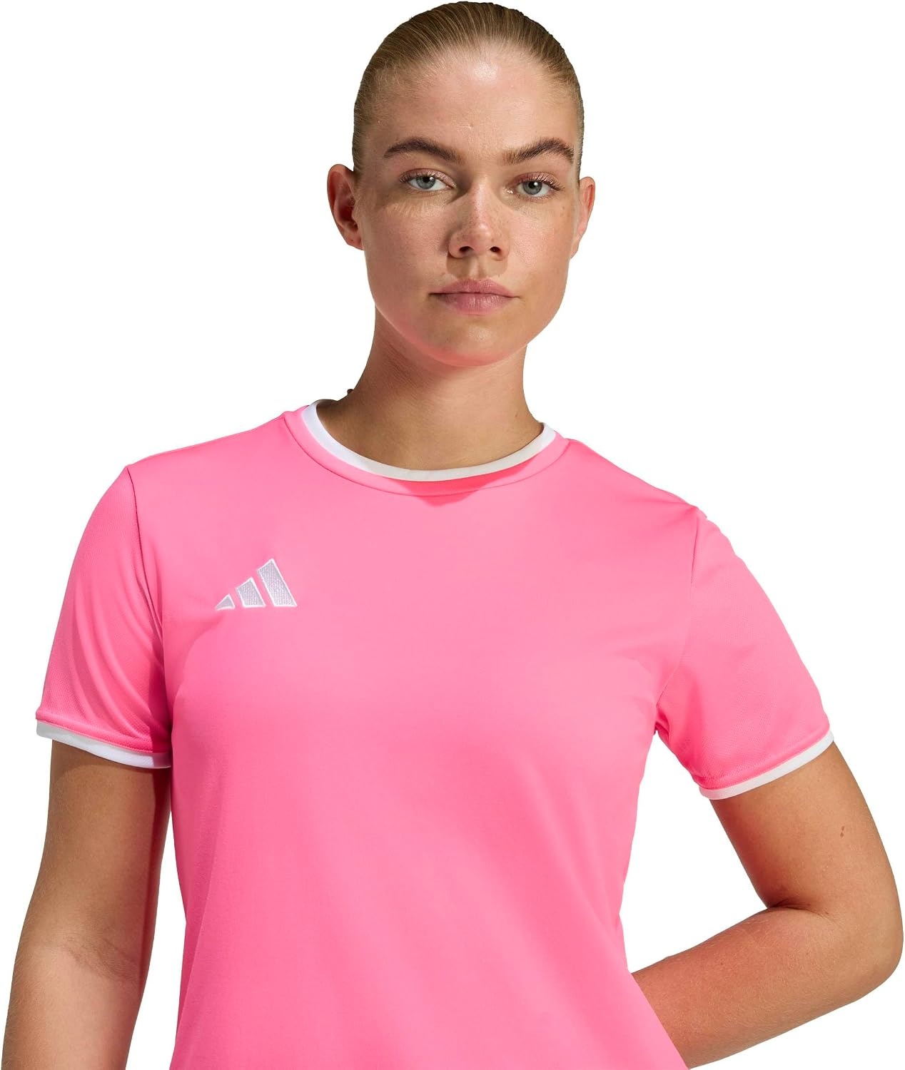 image:imageadidas Womens Entrada 26 JerseySolar PinkWhite