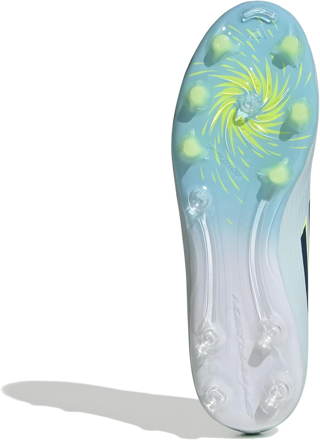 image:imageadidas Womens F50 Sparkfusion League Firm Ground Artificial Ground Sneakers Shoes PinkAlmost BlueDusky PetrolYellow