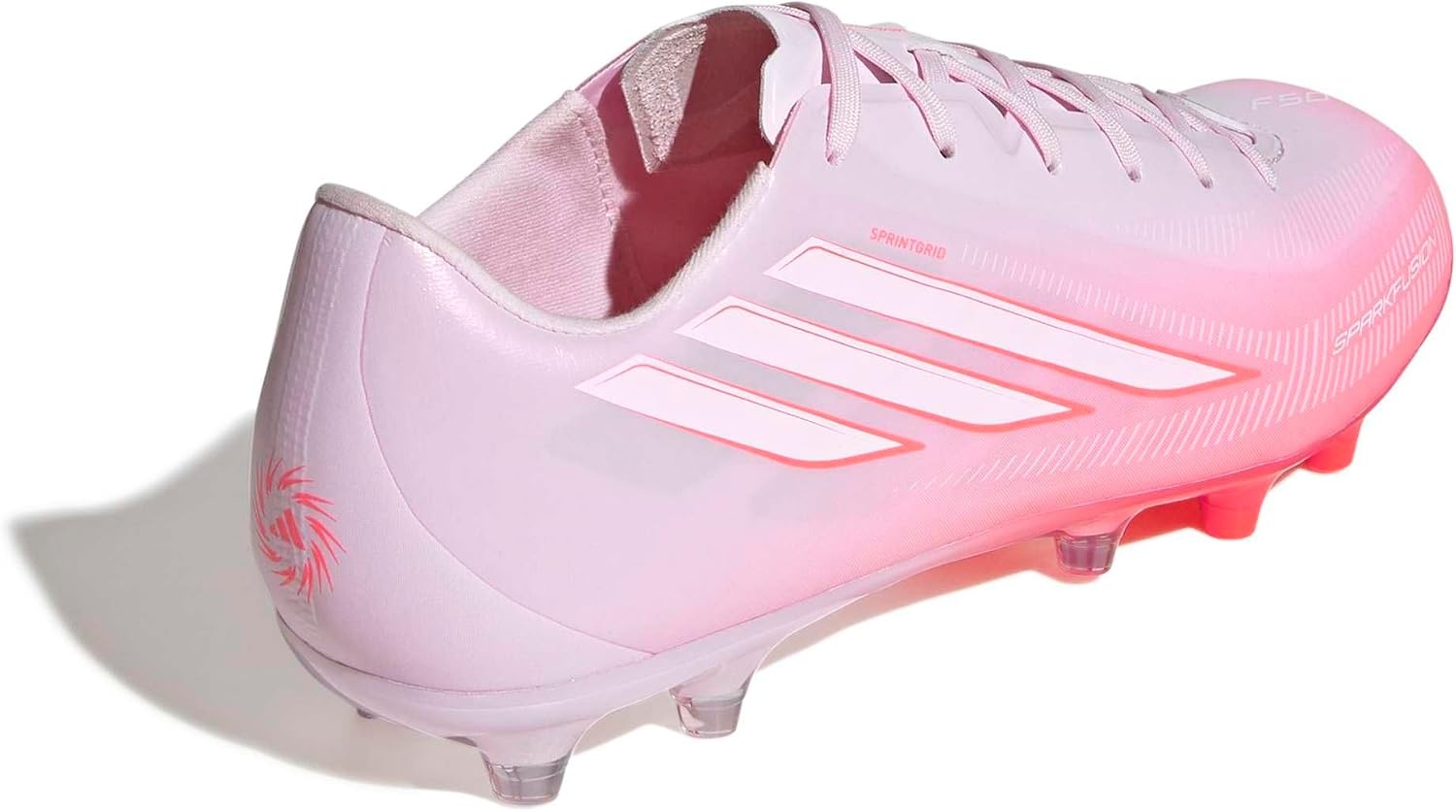 image:imageadidas Womens F50 Sparkfusion League Firm Ground Artificial Ground Sneakers Shoes PinkSolar TurboWhiteDistilled Pink