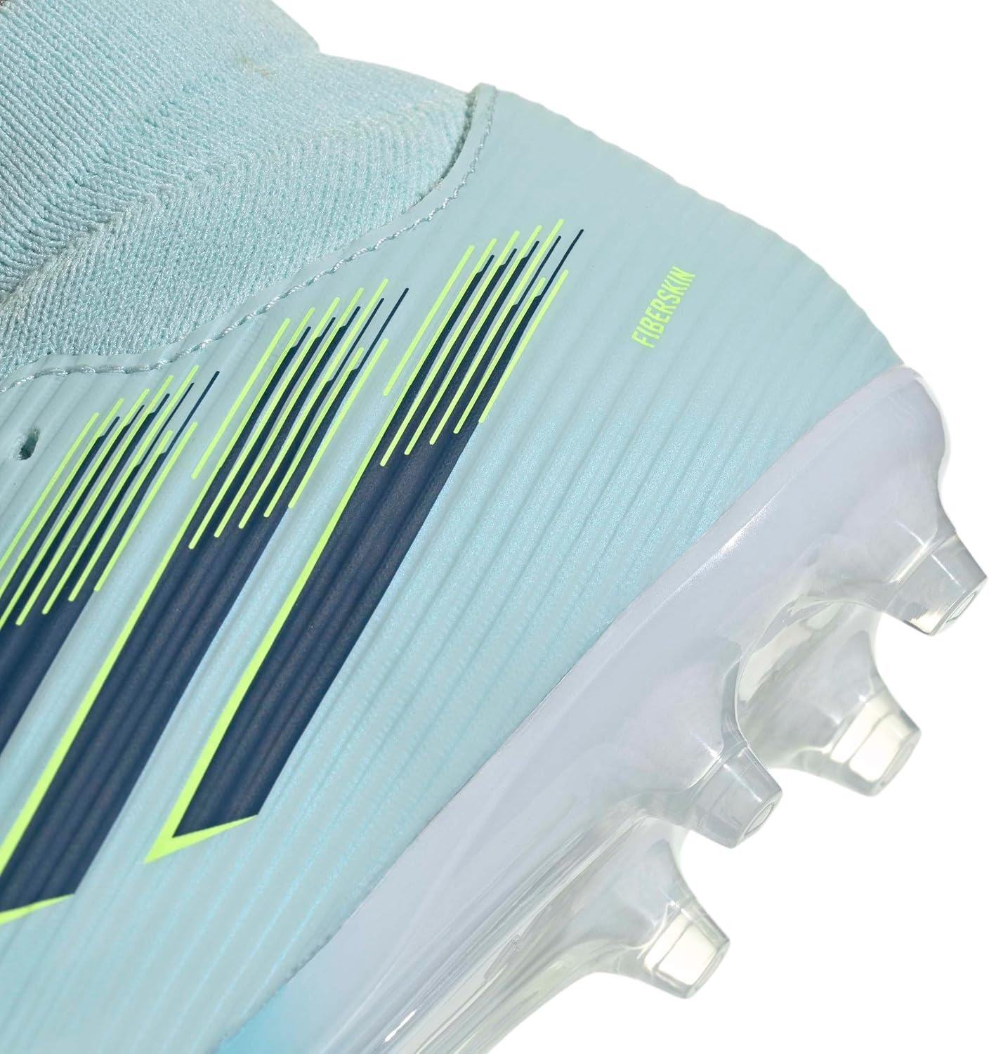 image:imageadidas Womens F50 Sparkfusion League Firm Ground Soccer ShoesAlmost BlueDusky PetrolYellow