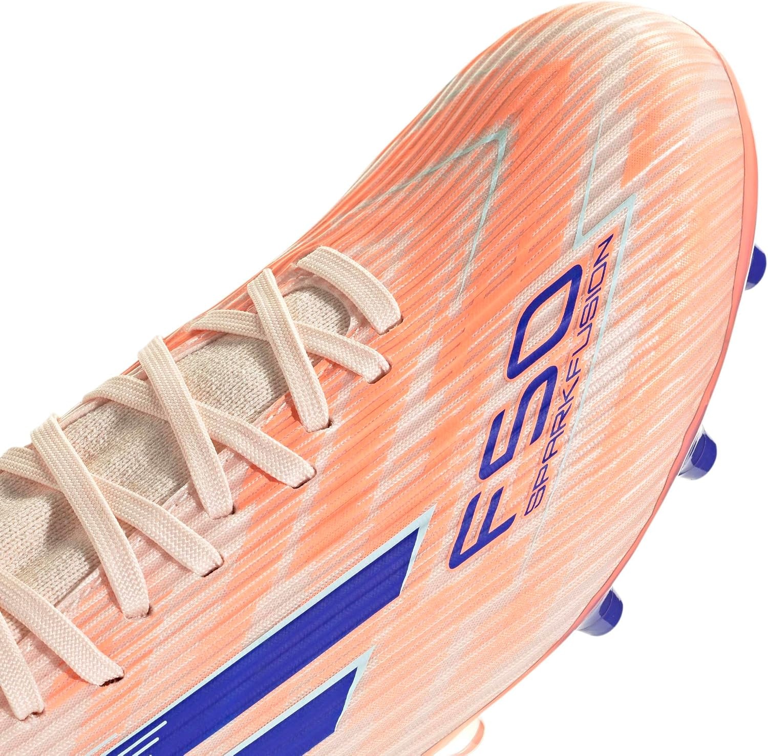 image:imageadidas Womens F50 Sparkfusion League Firm Ground Soccer ShoesBliss OrangeLucid BlueBeam Orange