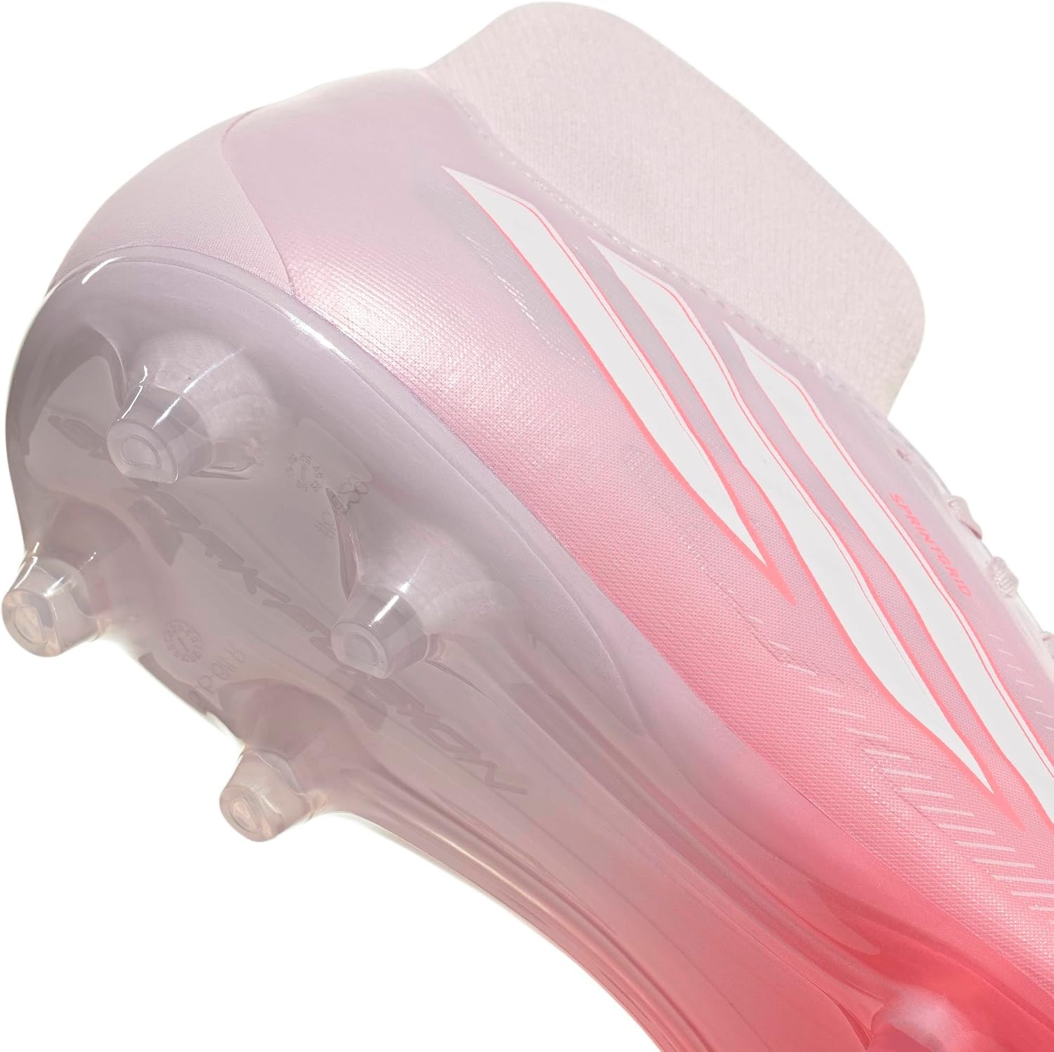 image:imageadidas Womens F50 Sparkfusion League Firm Ground Soccer ShoesSolar TurboWhiteDistilled Pink