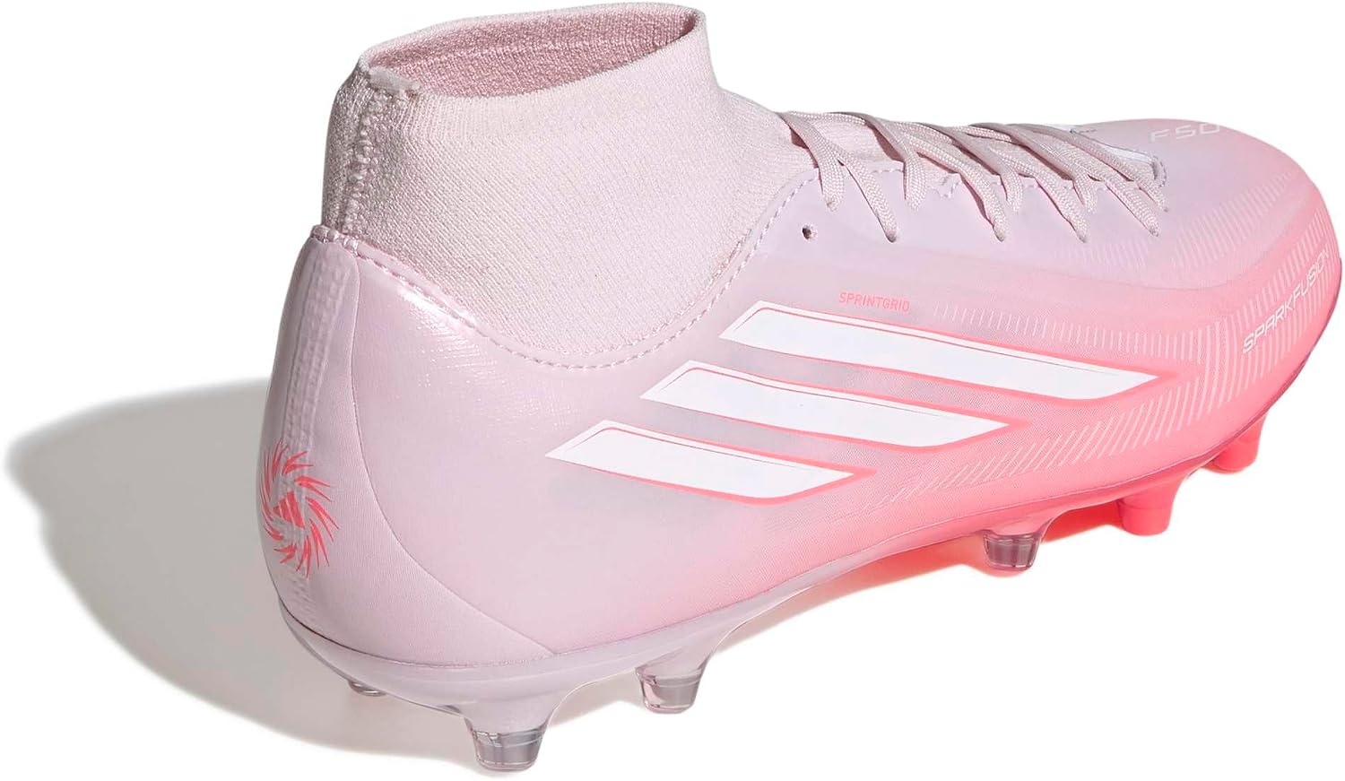 image:imageadidas Womens F50 Sparkfusion League Firm Ground Soccer ShoesSolar TurboWhiteDistilled Pink
