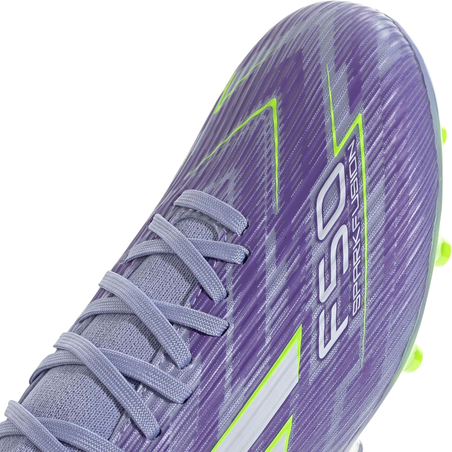image:imageadidas Womens F50 Sparkfusion League Firm Ground Soccer ShoesViolet ToneLucid LemonPurple Rush