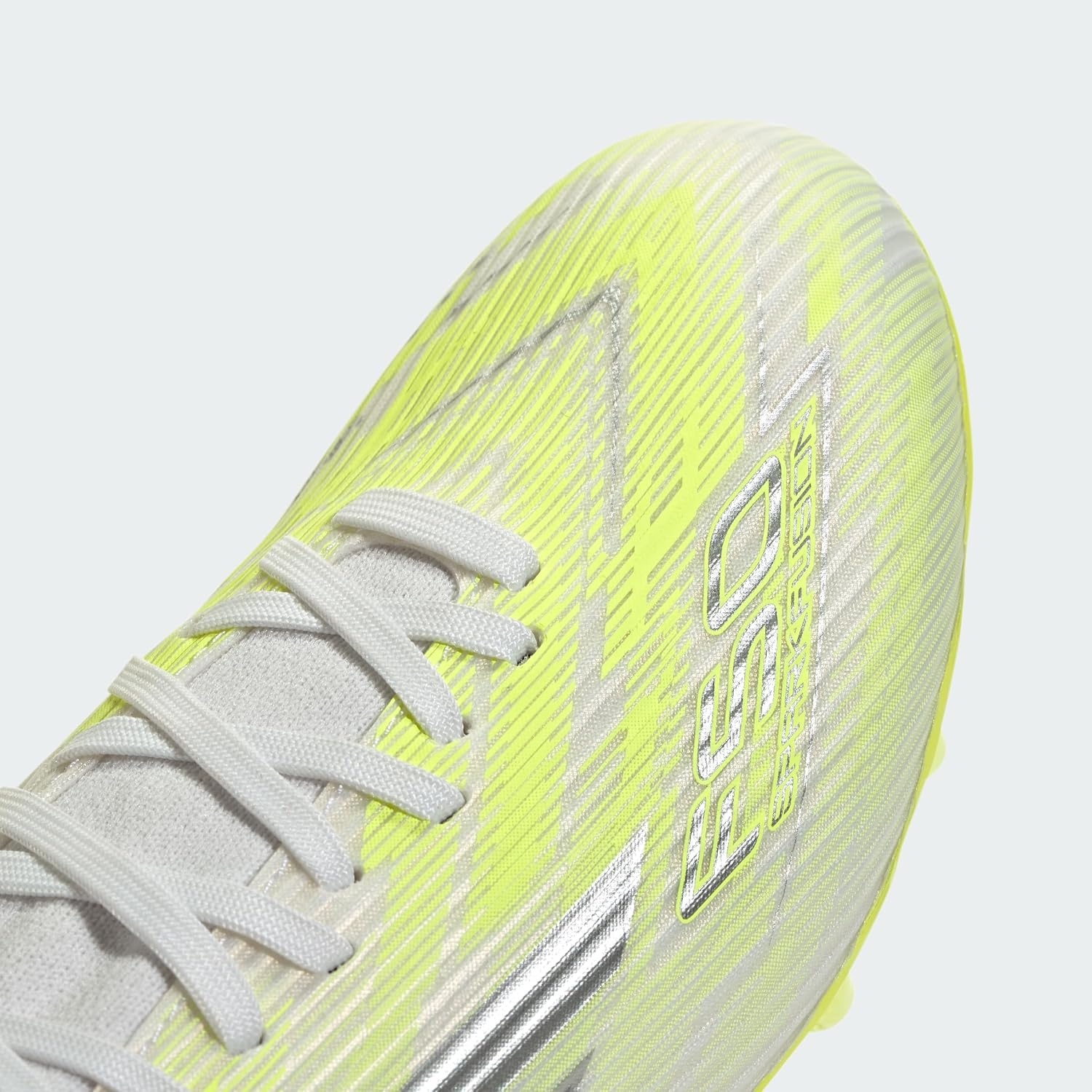 image:imageadidas Womens F50 Sparkfusion League Firm Ground Soccer ShoesWhiteIron MetallicYellow