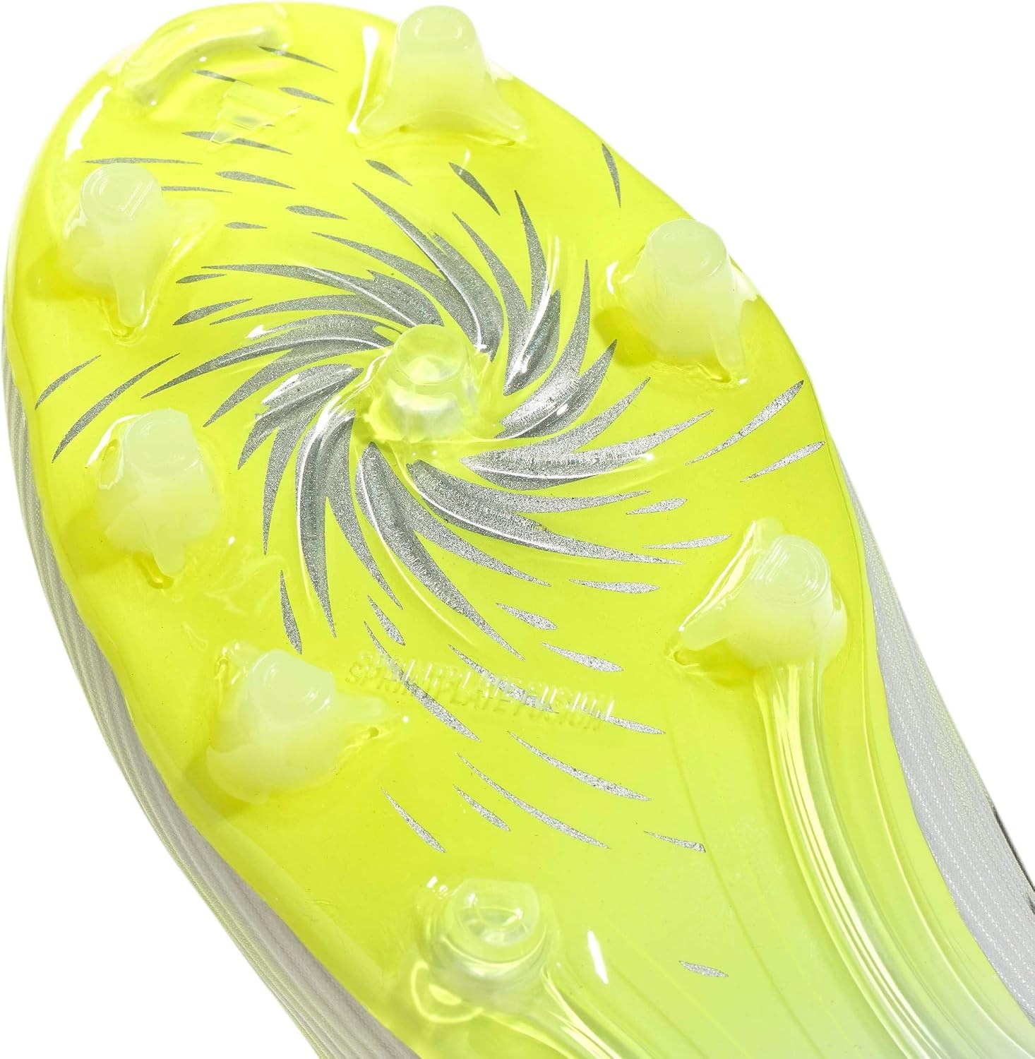 image:imageadidas Womens F50 Sparkfusion League Firm Ground Soccer ShoesWhiteIron MetallicYellow