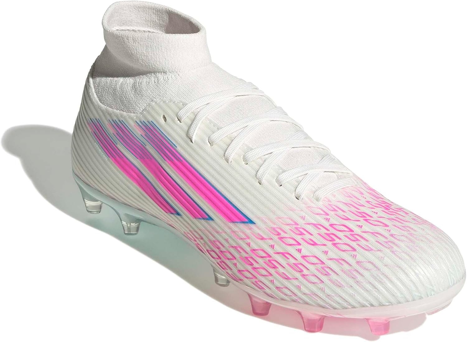 image:imageadidas Womens F50 Sparkfusion League Firm Ground Soccer ShoesWhiteLucid PinkWhite