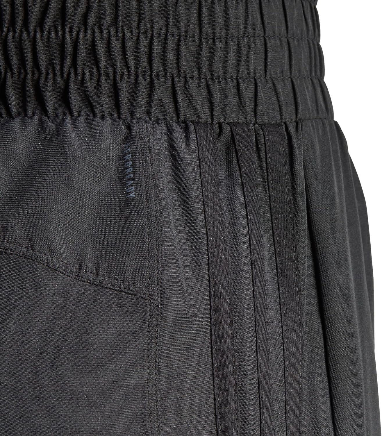 image:imageadidas Womens Pacer Training 3Stripes Woven HighRise ShortsBlack