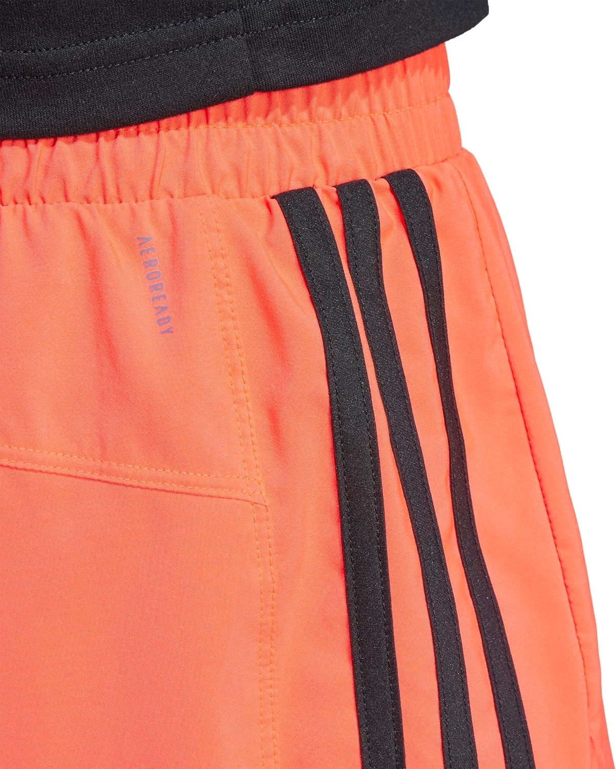 image:imageadidas Womens Pacer Training 3Stripes Woven HighRise ShortsLucid Red