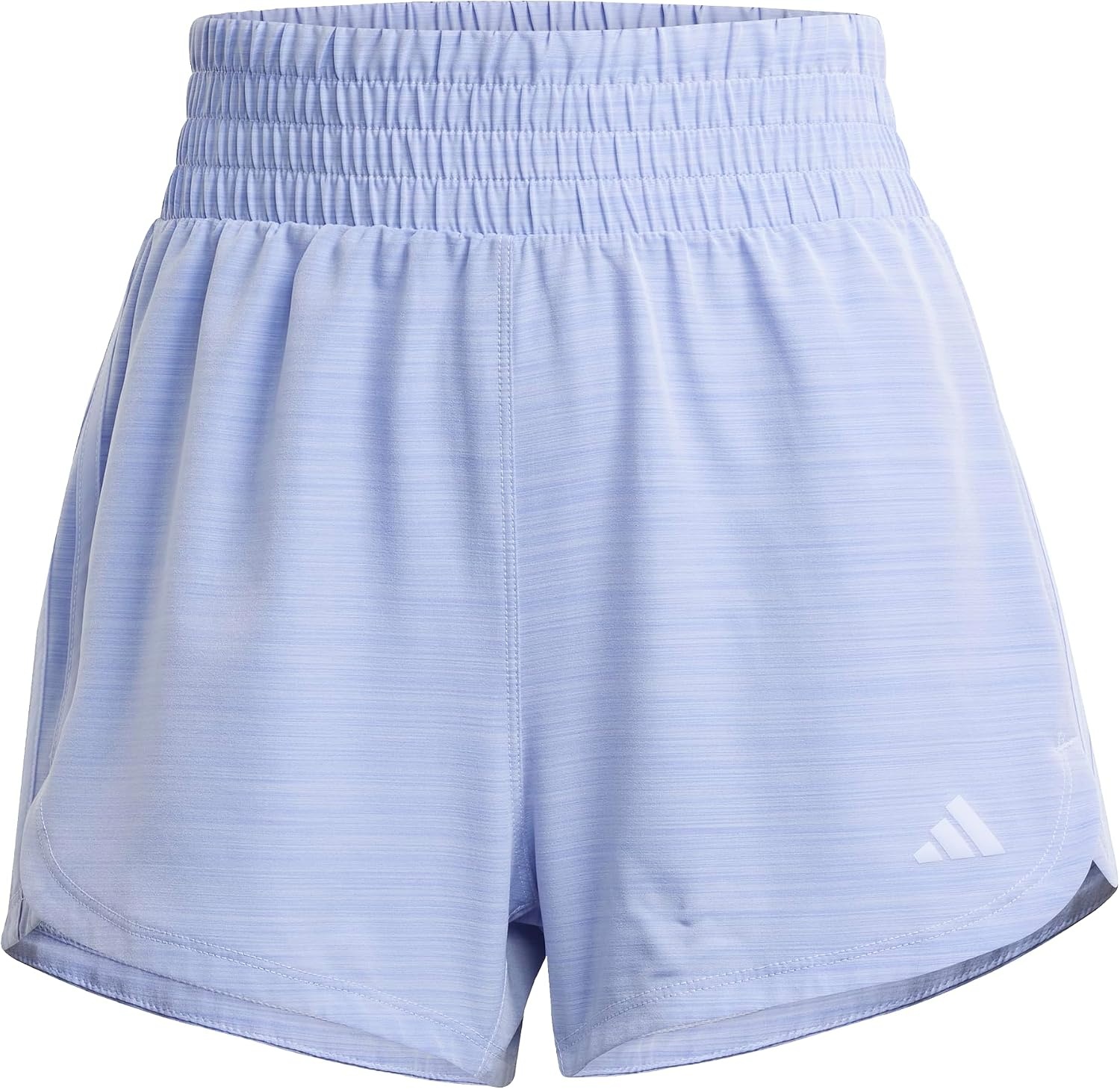 image:imageadidas Womens Pacer Training 3Stripes Woven HighRise ShortsViolet Tone MelViolet Tone