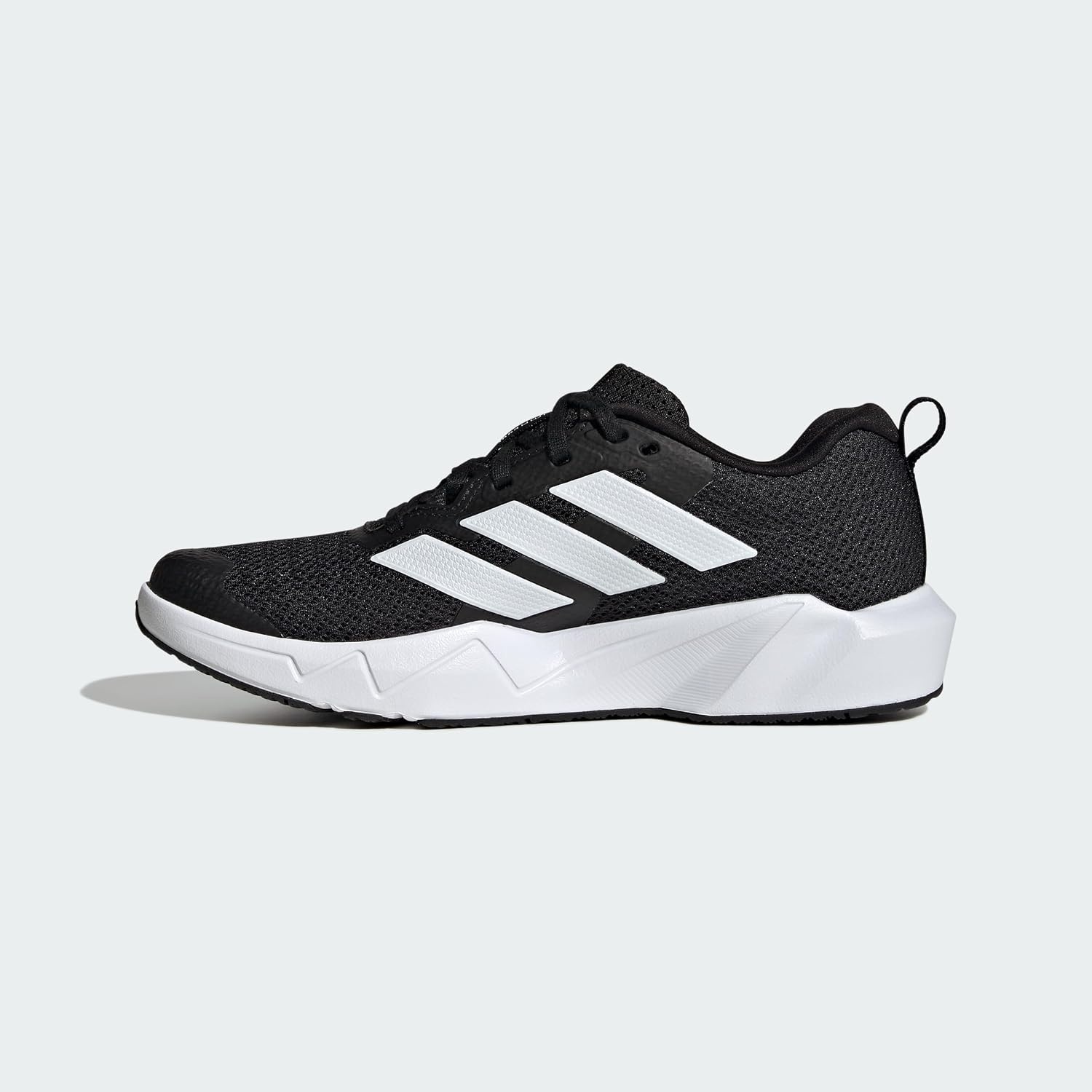 image:imageadidas Womens Rapidmove Go Training Sneakers Shoes PinkBlackWhiteSilver Metallic