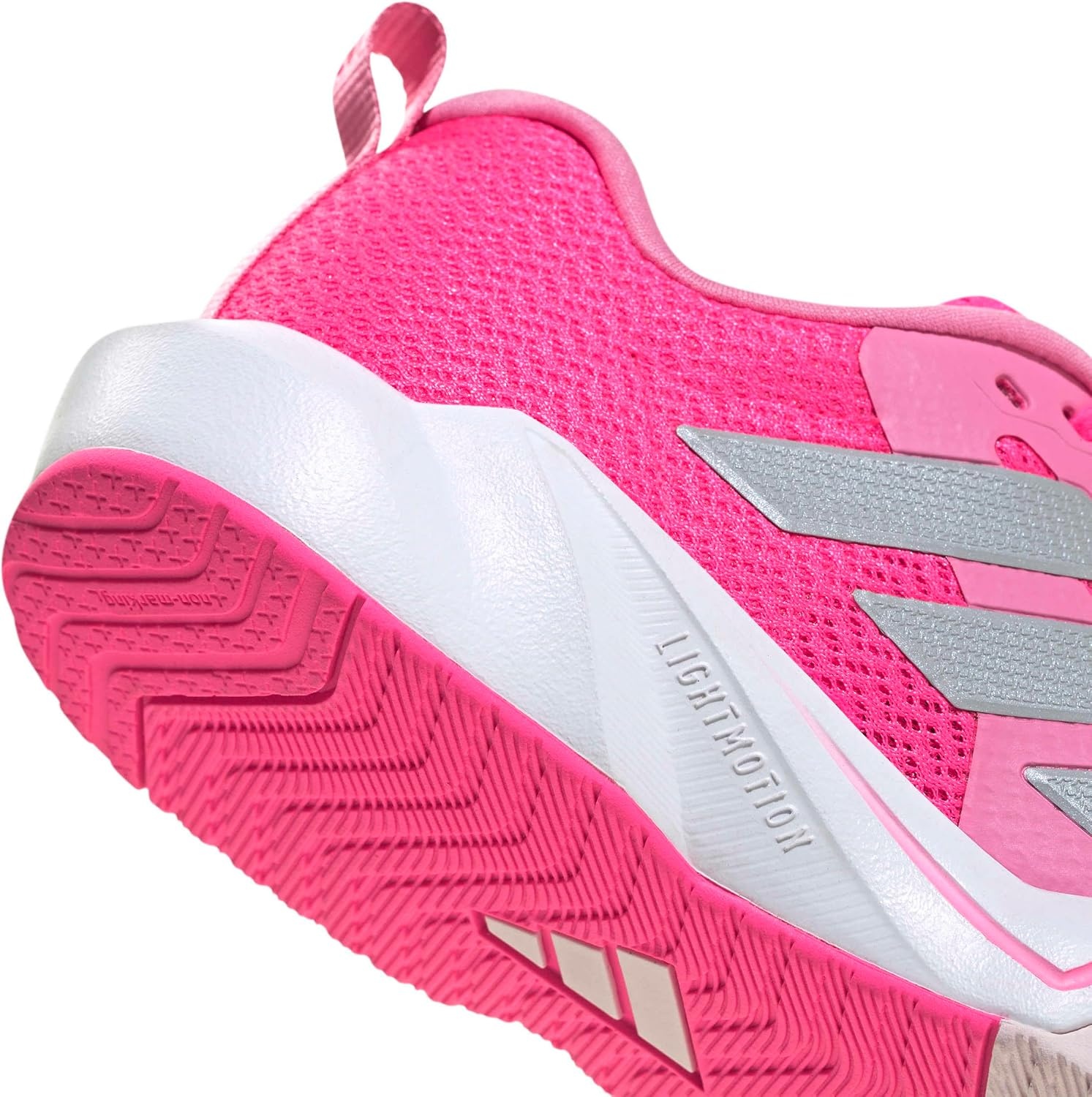 image:imageadidas Womens Rapidmove Go Training Sneakers Shoes PinkLucid PinkSilver MetallicBliss Pink