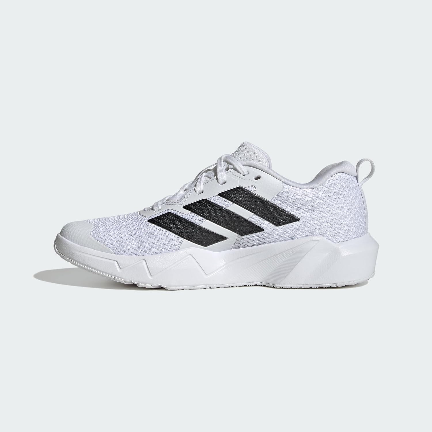 image:imageadidas Womens Rapidmove Go Training Sneakers Shoes PinkWhiteBlackSilver Metallic