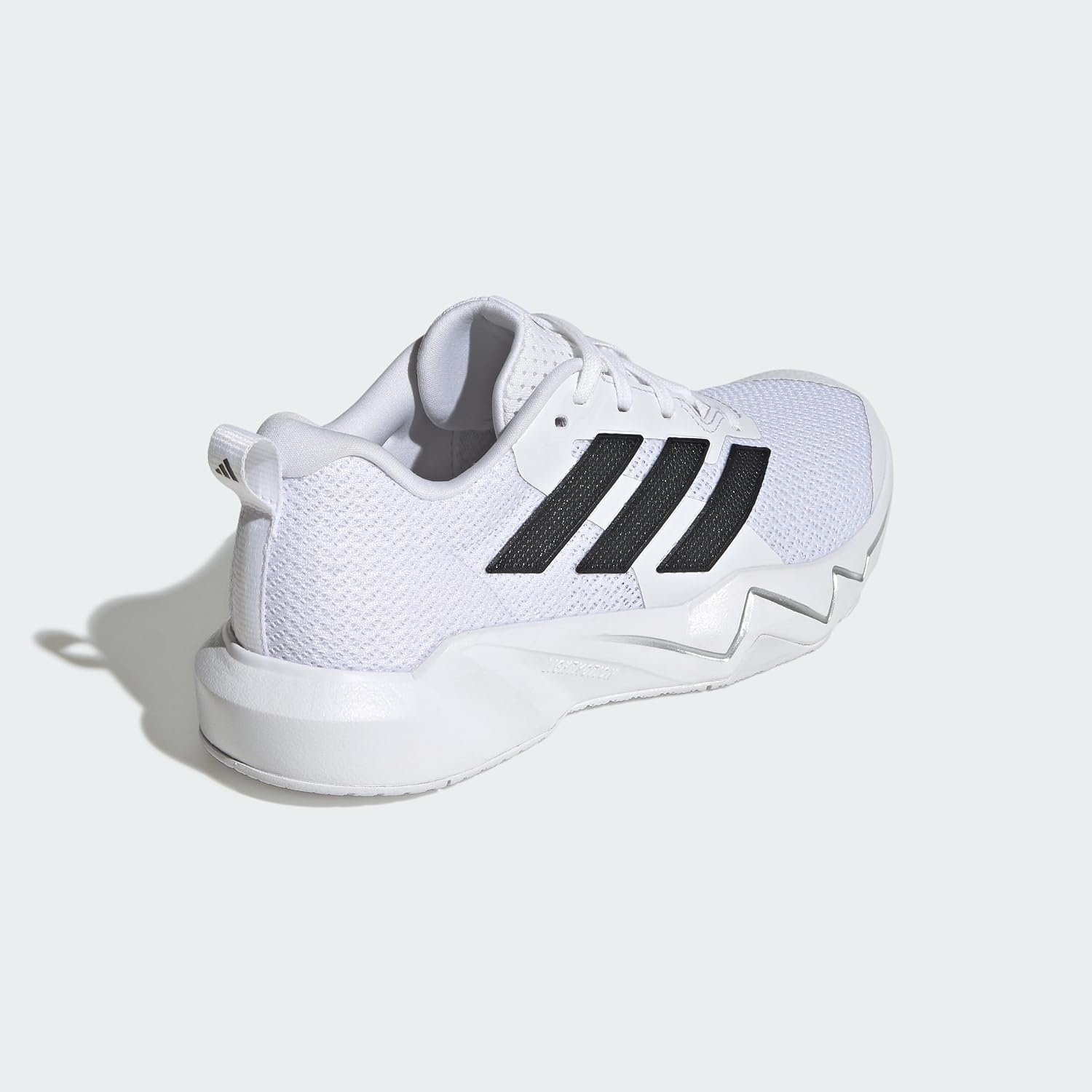 image:imageadidas Womens Rapidmove Go Training Sneakers Shoes PinkWhiteBlackSilver Metallic