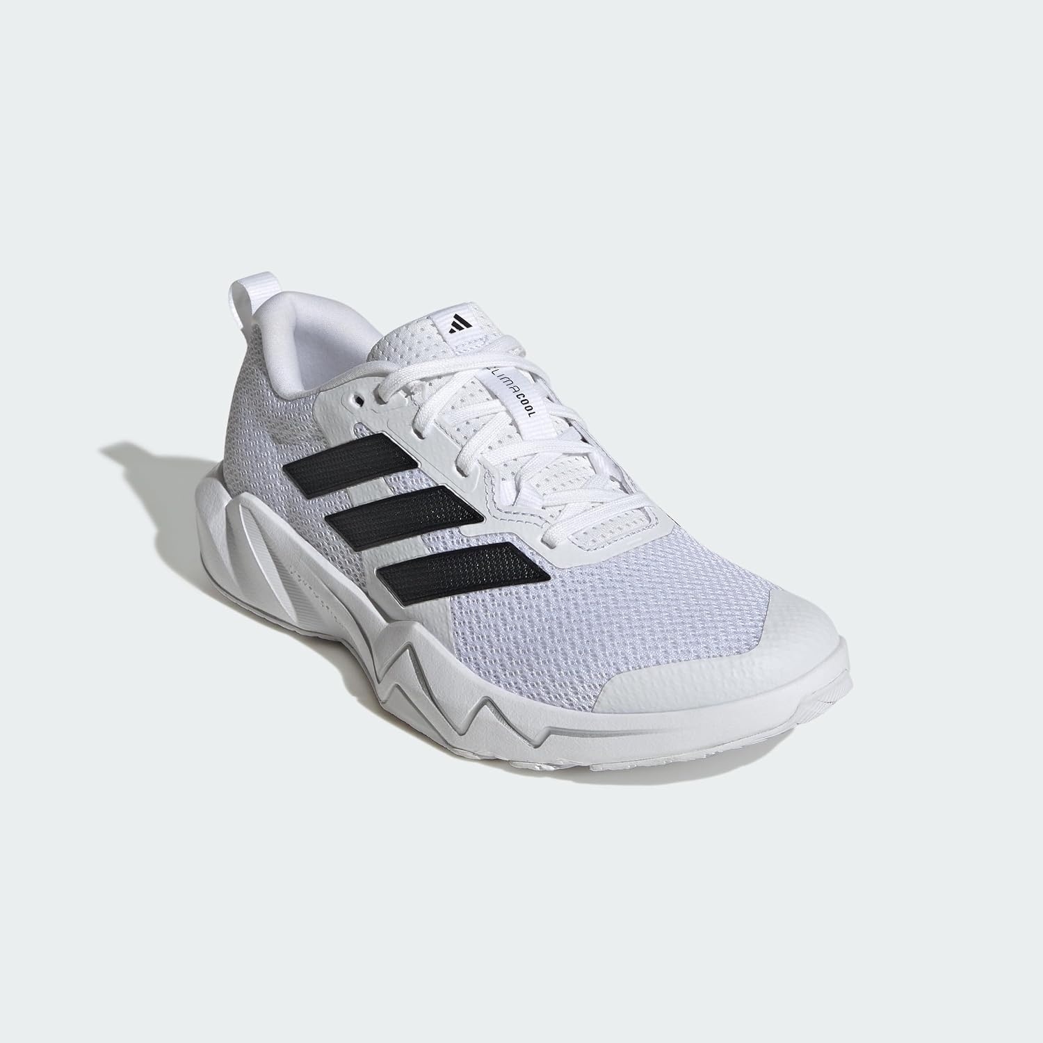 image:imageadidas Womens Rapidmove Go Training Sneakers Shoes PinkWhiteBlackSilver Metallic